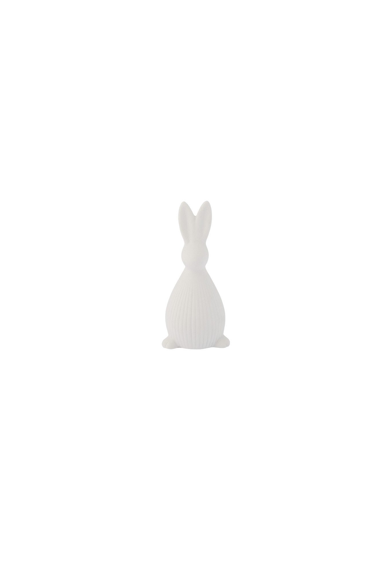 Storefactory Osterfigur Oster-Hase »Selma« weiß matt, Dekofigur aus Keramik, Skandi-Stil