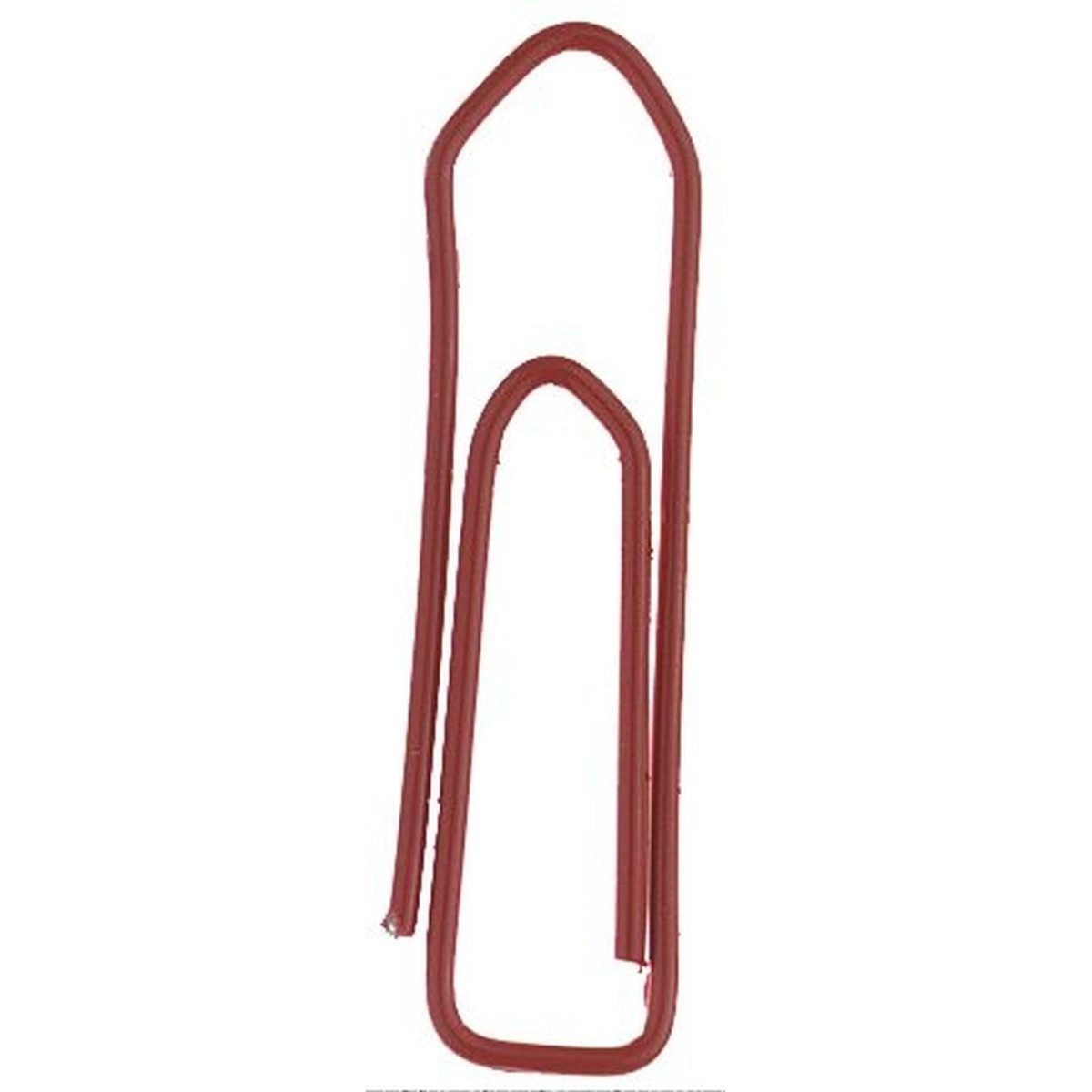 ALCO Büroklammer Briefklammer Metall lackiert 26mm rot VE=1000 Stück