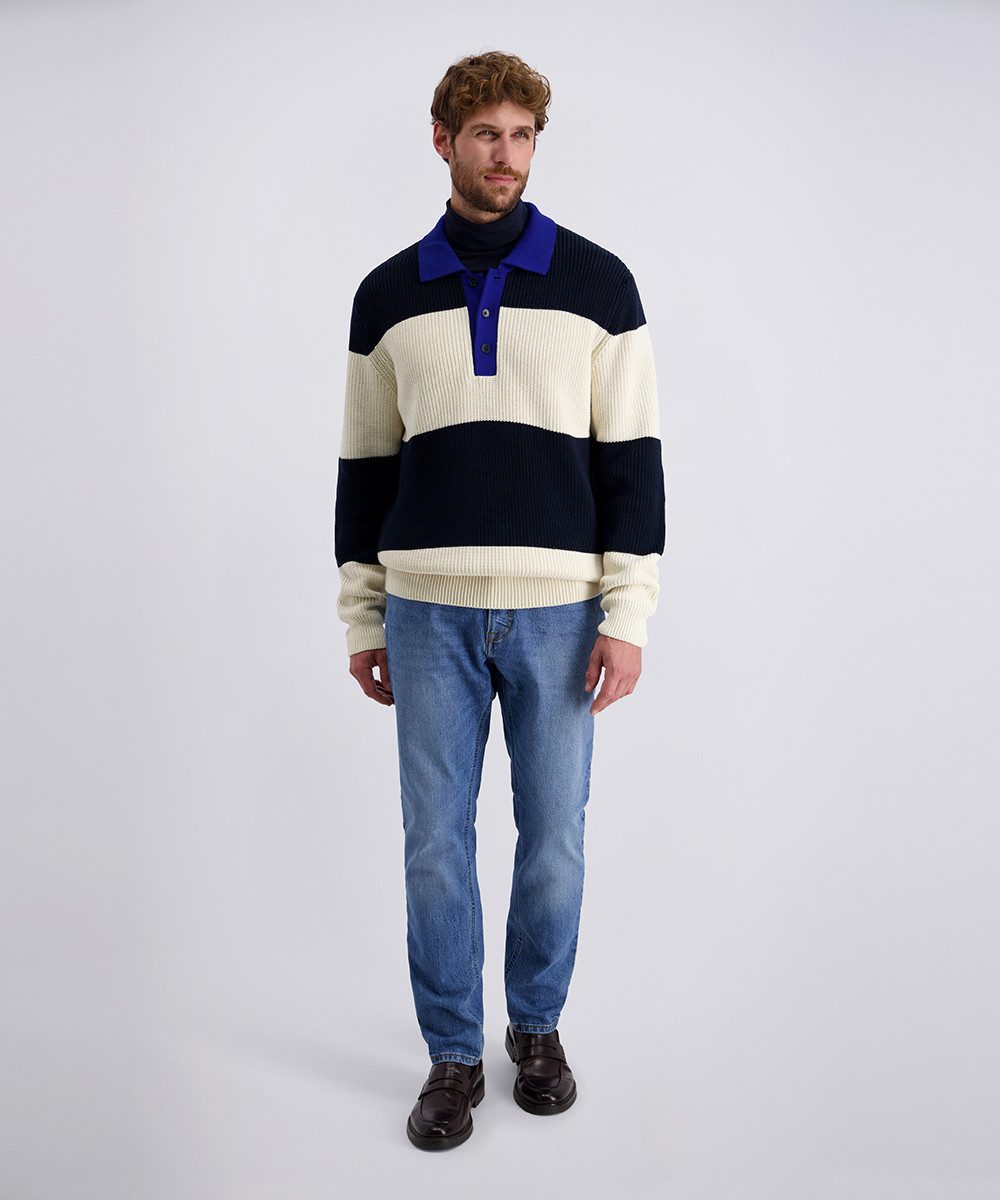Pierre Cardin Strickpullover mit Polokragen