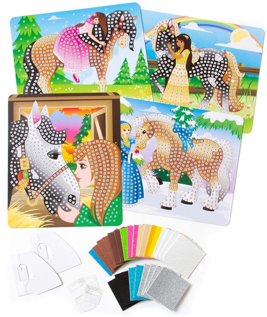 Sticky Mosaics Kreativset Pferde