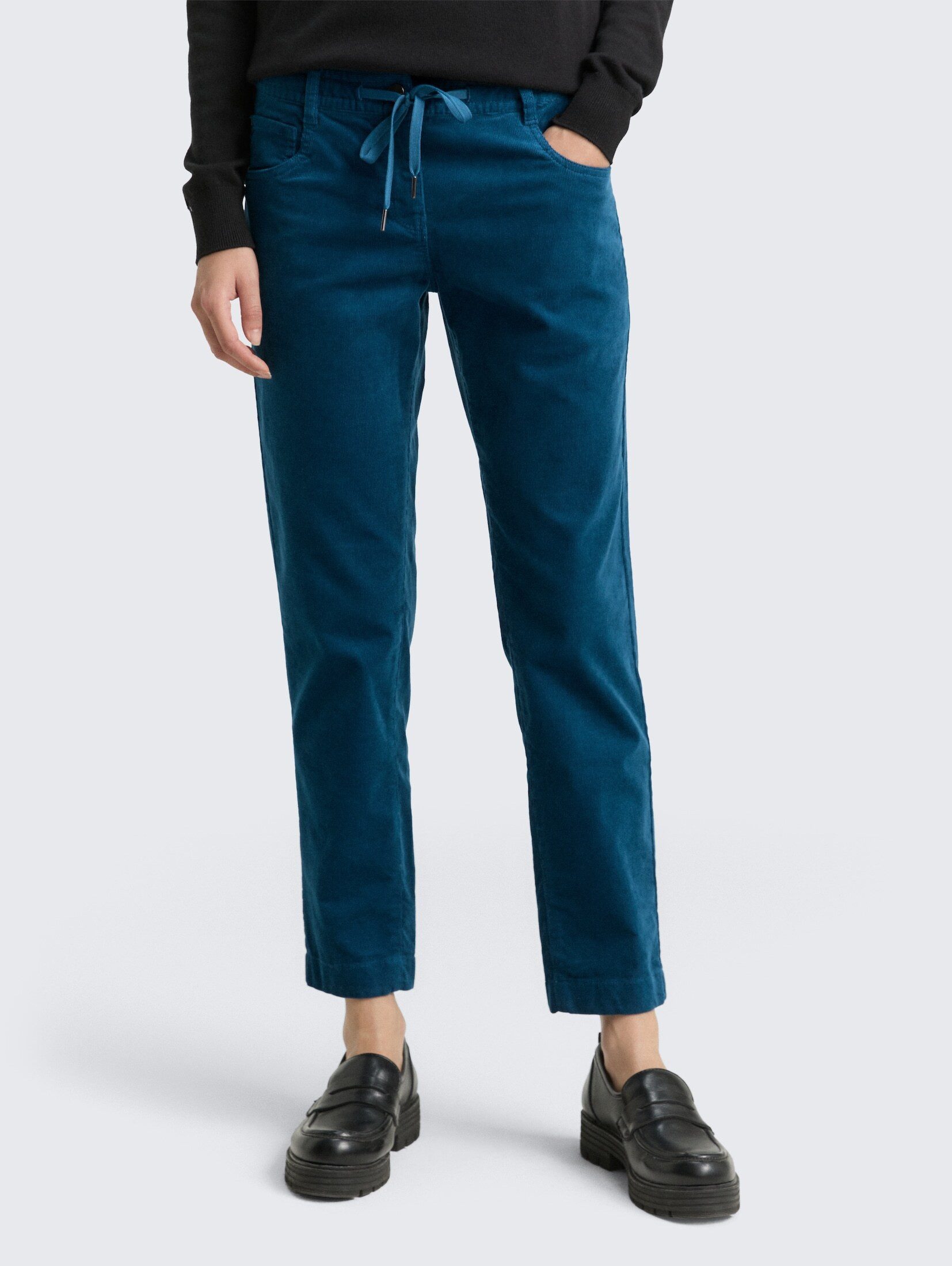 TOM TAILOR 7/8-Hose Hosen & Chino Tapered Relaxed Cordhose günstig online kaufen