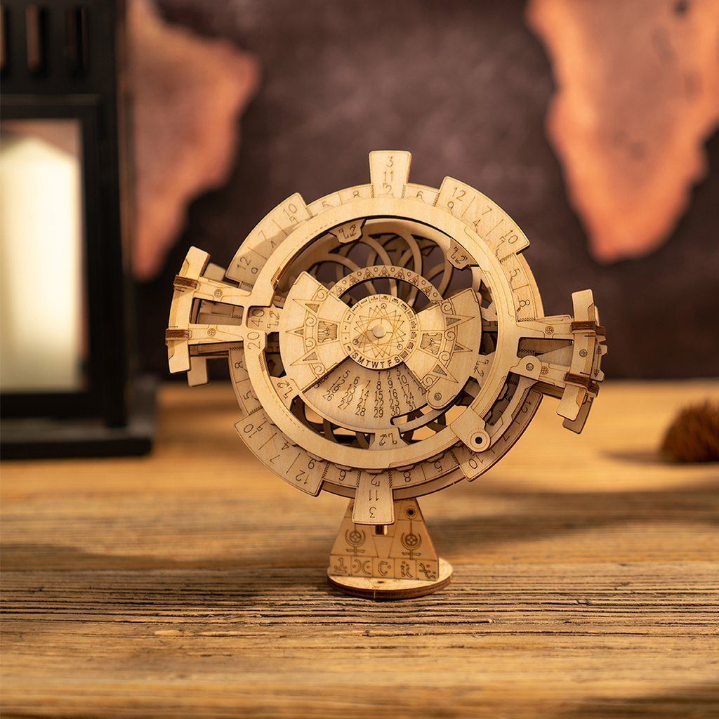 Robotime Modellbausatz Robotime Ewiger Kalender Mechanisches Holzpuzzle, (5 günstig online kaufen