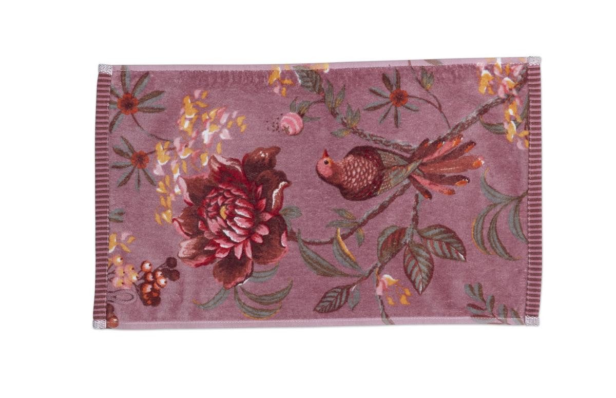 PiP Studio Badaccessoire-Set Secret Garden Gästehandtuch mauve 30x50cm (1 Stück)