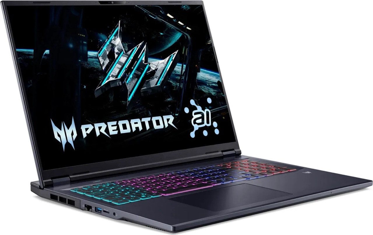 Acer Acer Predator Helios Neo 18 AI PHN18-72-90DM 18"/Ultra9-275/32/1TSSD Gaming-Notebook (Intel Core Ultra 9 275HX, 32 GB, 1000 GB SSD, Sicherheitsschloss (Kensington Security Slot), MUX-Switch)