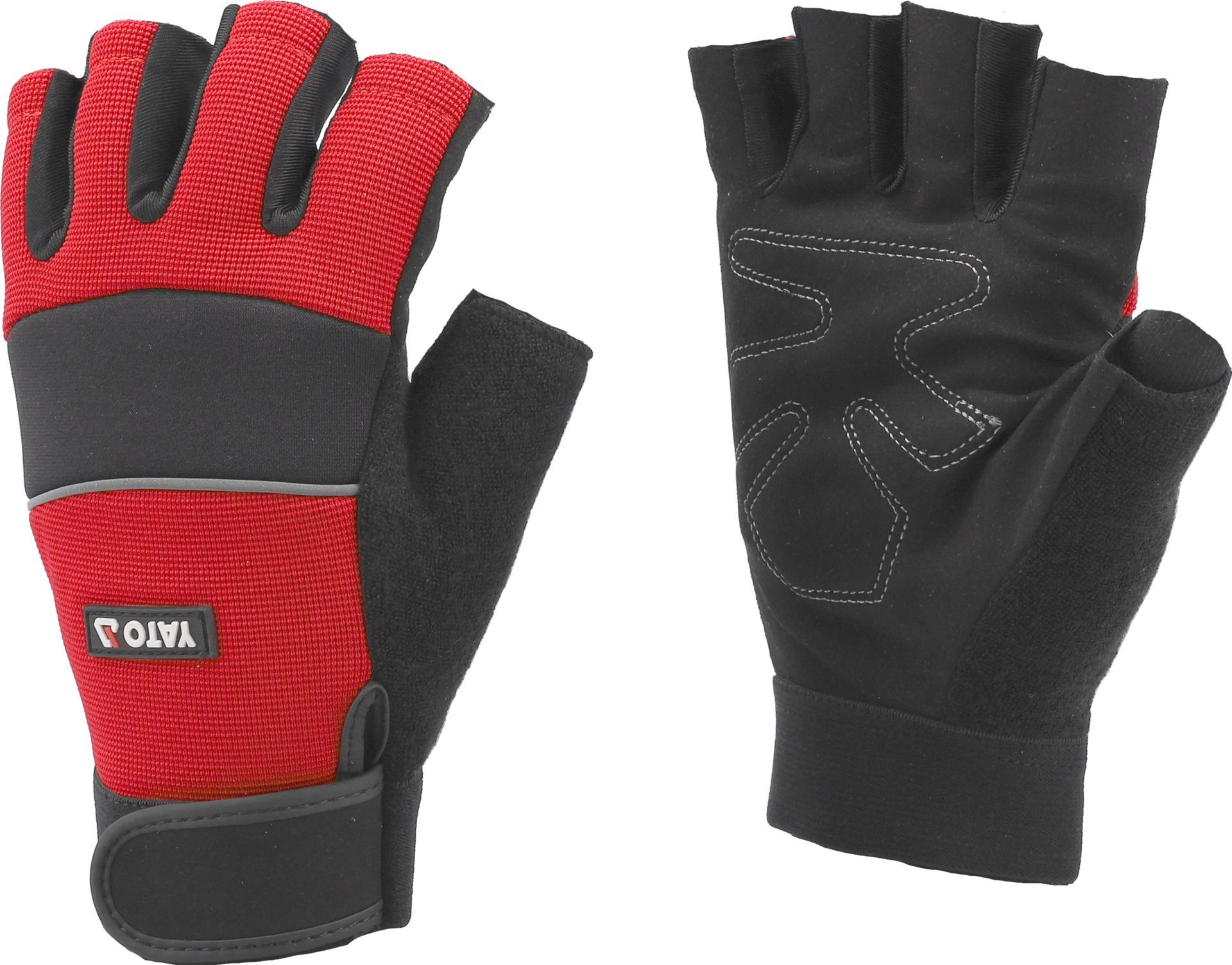 TRIZERATOP Arbeitshandschuhe Arbeitshandschuhe, Fingerlos, Kunstleder, PU, günstig online kaufen