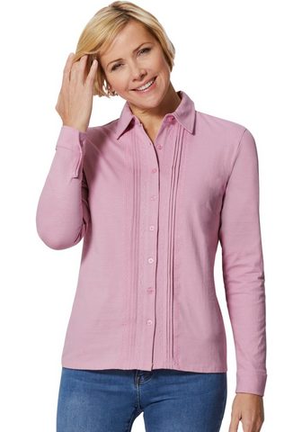 CLASSIC BASICS Блузка из джерси с Hemdblusenkragen