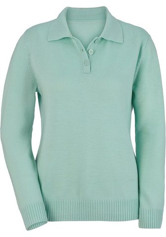 CLASSIC Пуловер поло в luxuriöser Merino-...