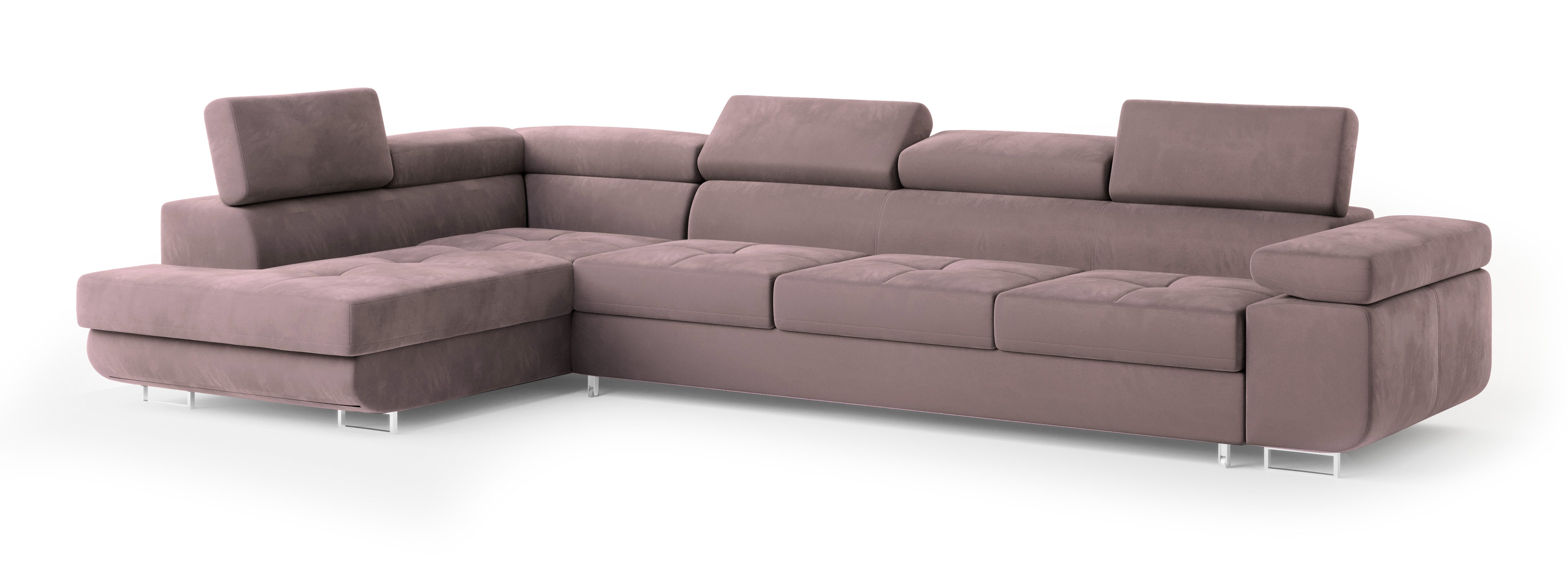 Masseno Ecksofa VICENTE mit Schlaffunktion L-Form, günstig online kaufen