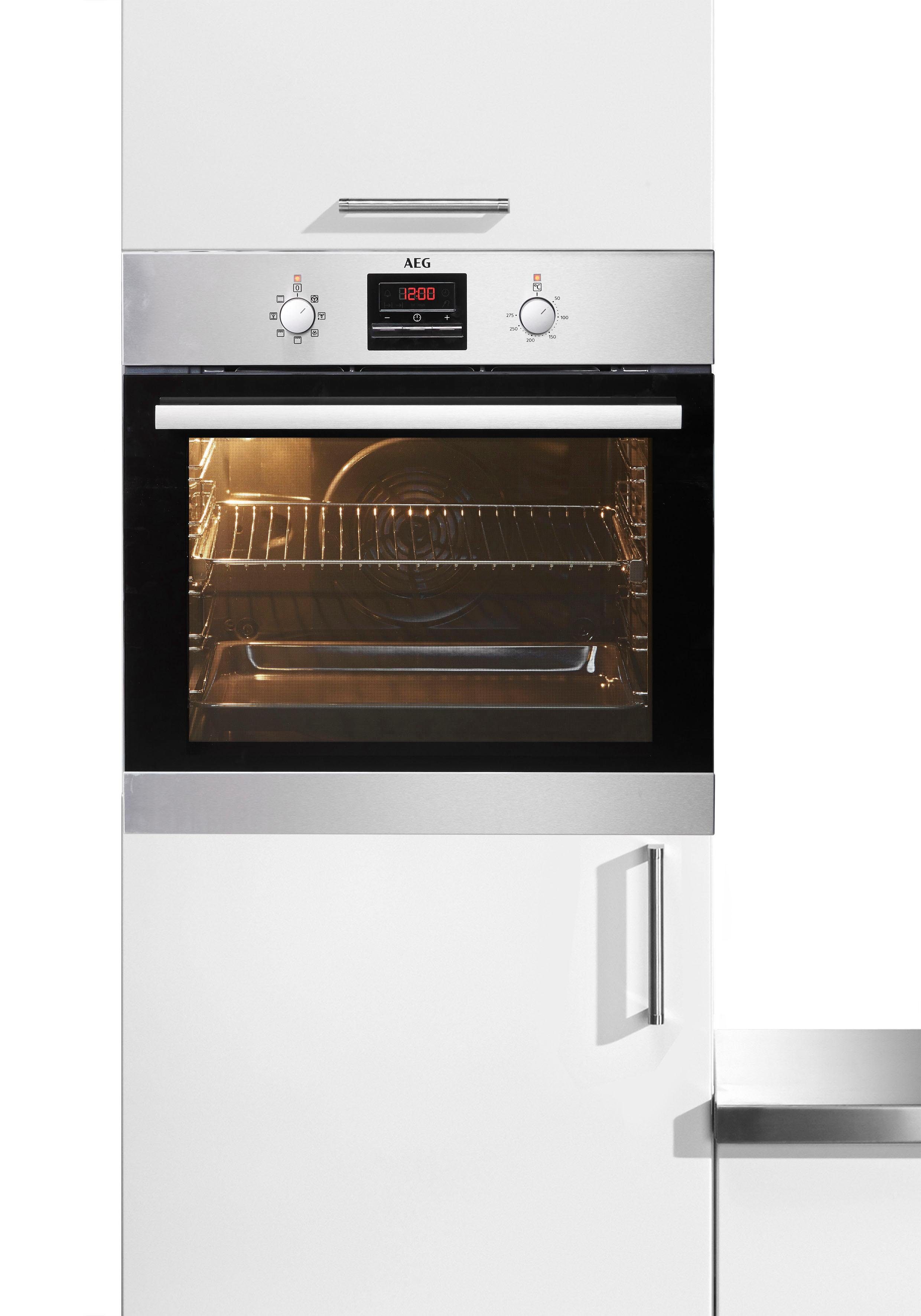 Image of AEG Einbaubackofen »BES33101ZM«, mit 1-fach-Teleskopauszug, Safe to touch Außentür