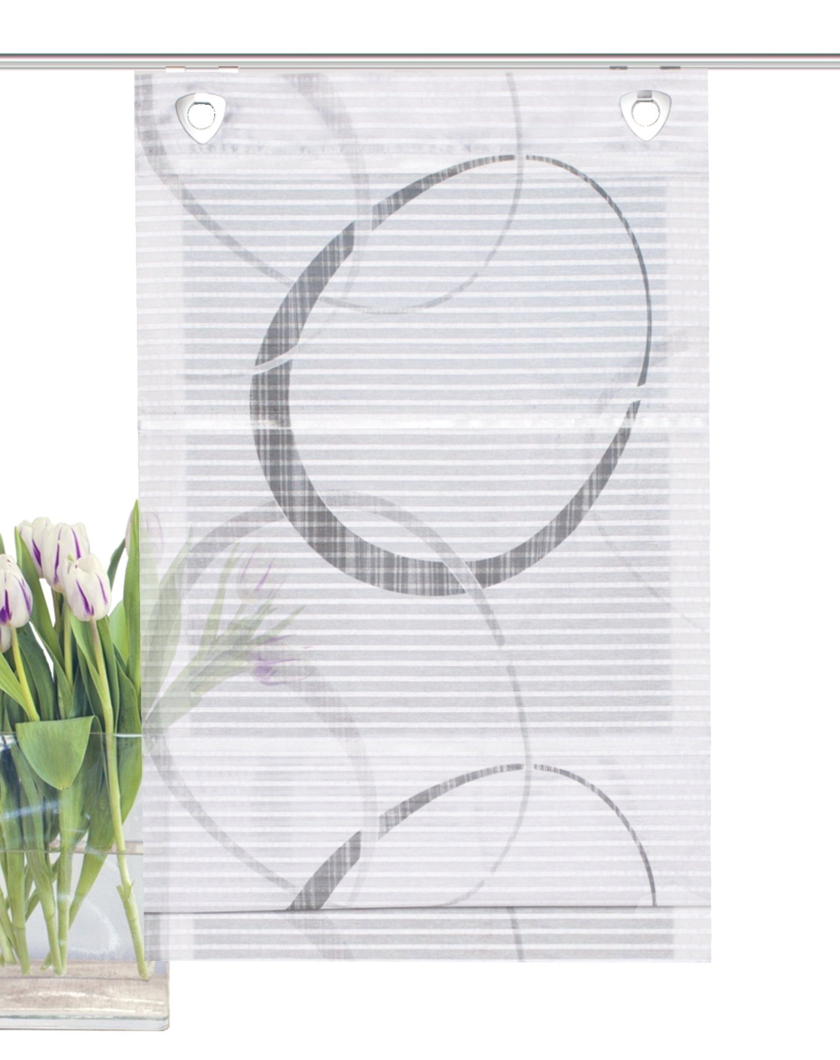 HOME Wohnideen Magnetrollo   ¦ grau ¦ Maße (cm): B: 45 H: 130 Gardinen & Ro günstig online kaufen