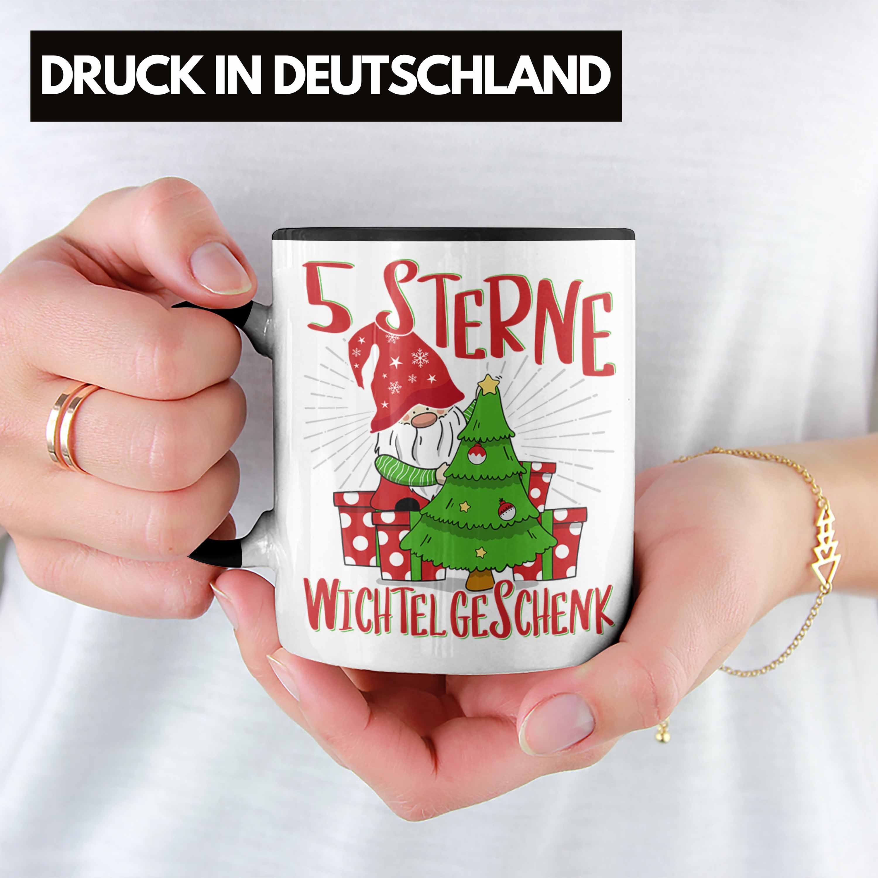 Geschenk für Schrott-Wichtelgeschenk Trendation Kollegen Schwarz Wichteln Frauen Tasse Weihnach