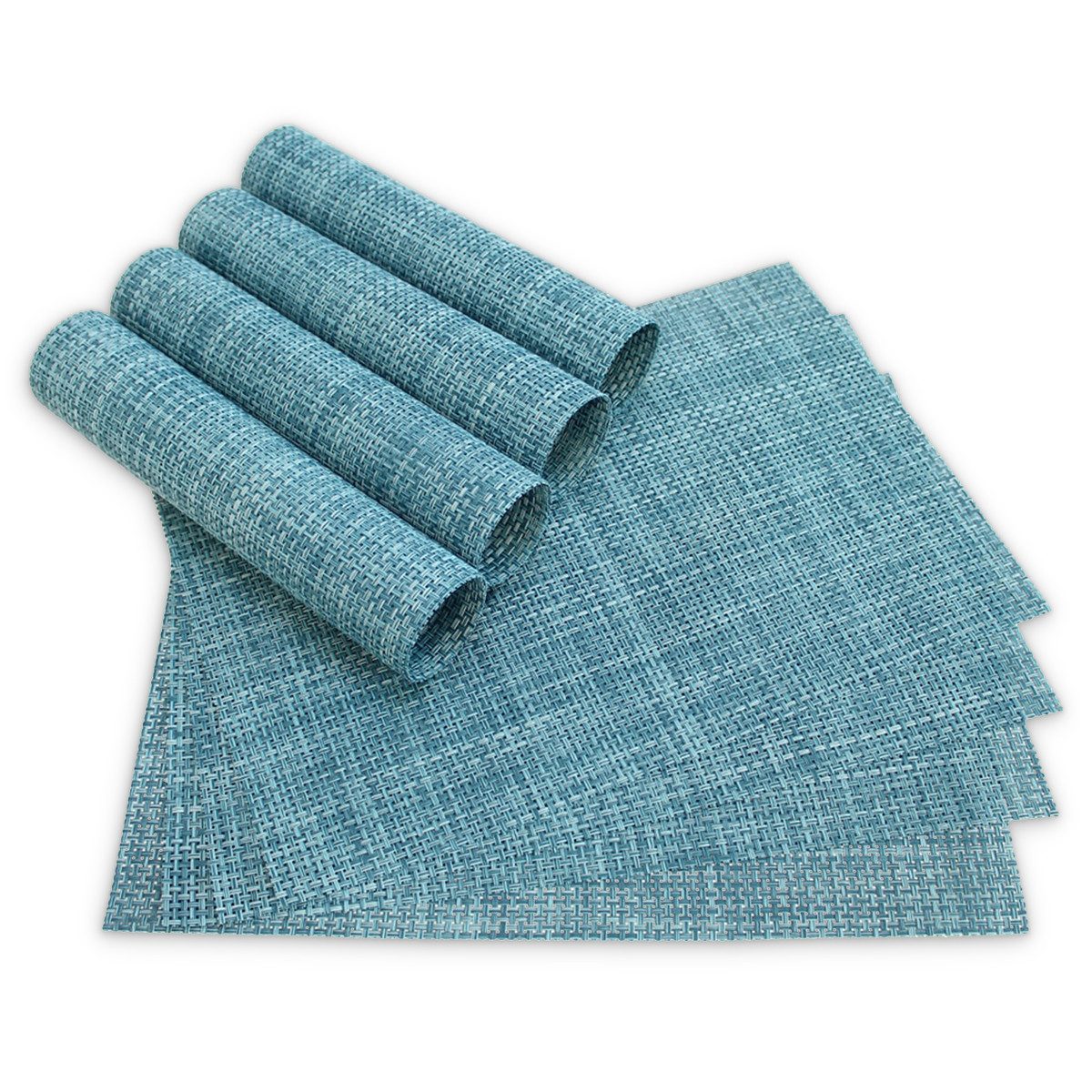 matches21 HOME & HOBBY Platzset Tischsets ELEGANCE 8er Set Blau als Tischun günstig online kaufen