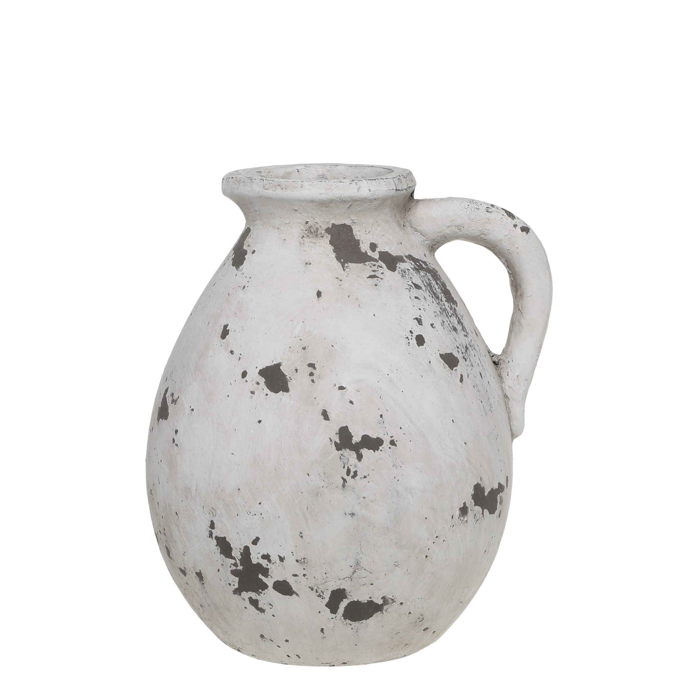 Dekovase Chic Antique Frejus Flasche H28,5/D24 cm creme