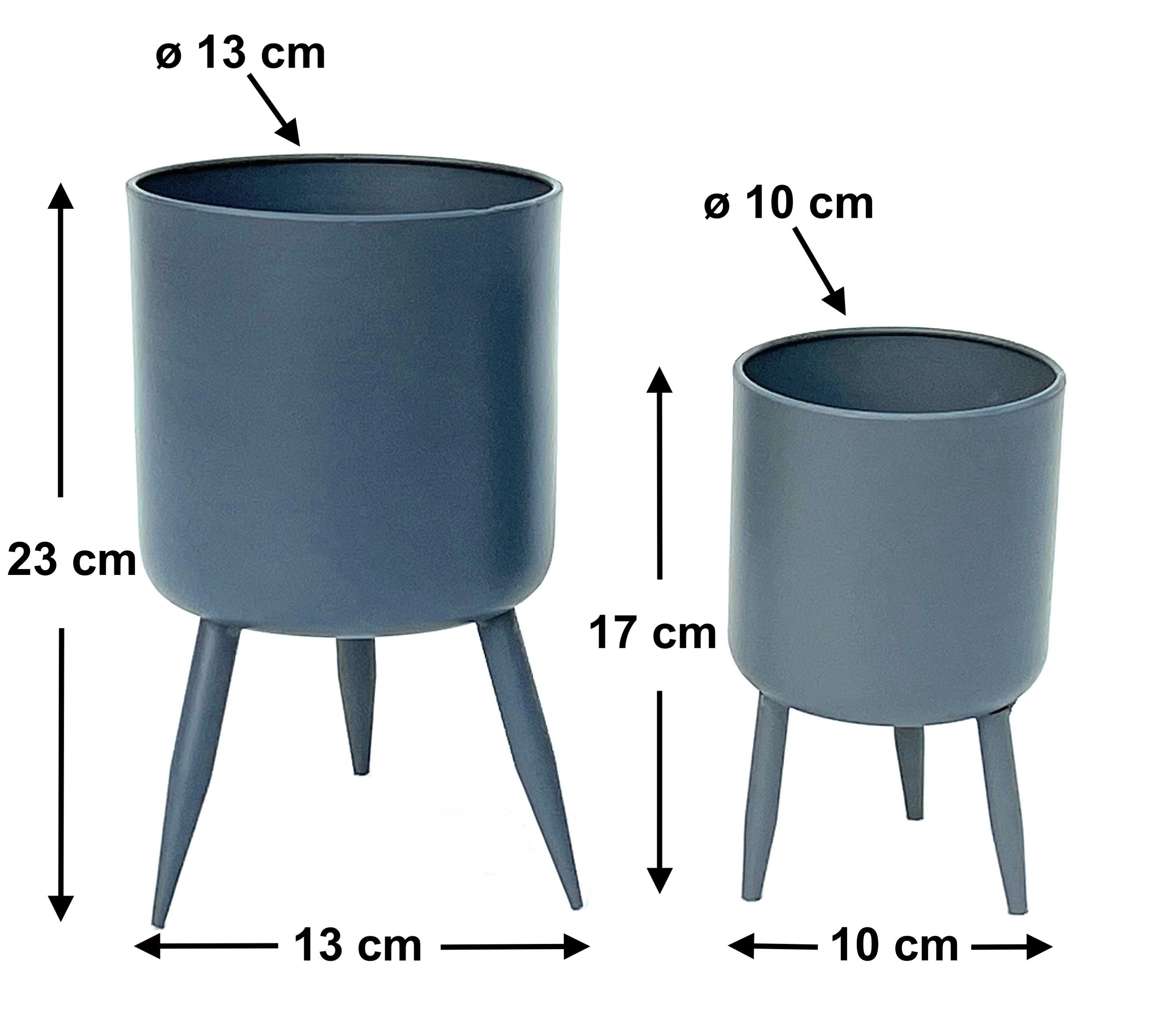 DanDiBo Blumentopf mit Füßen Pflanztopf Blumenkübel günstig online kaufen