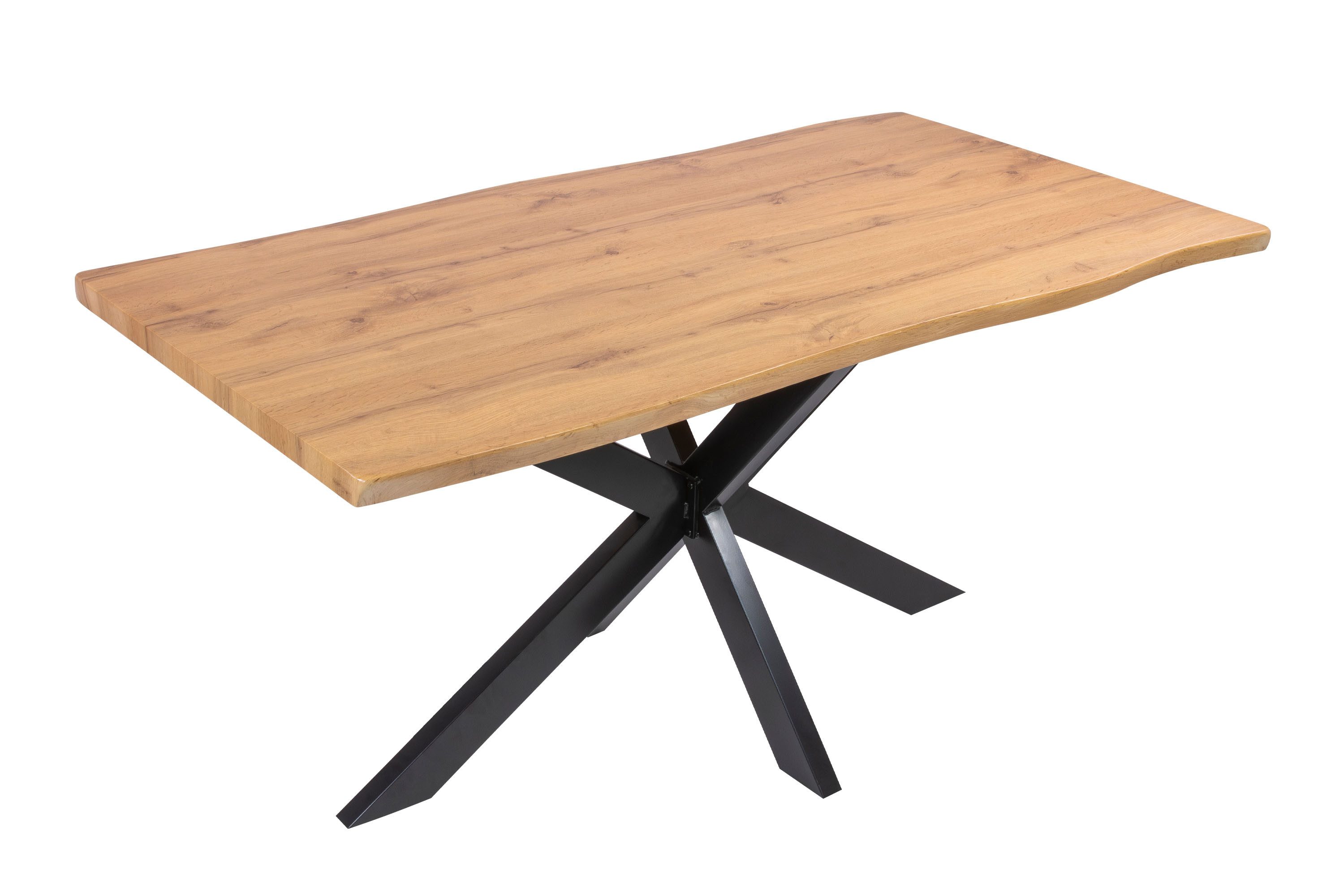 Loreno® Esstisch Josy, verschiedene Holz-Optik, Baumkante, günstig online kaufen