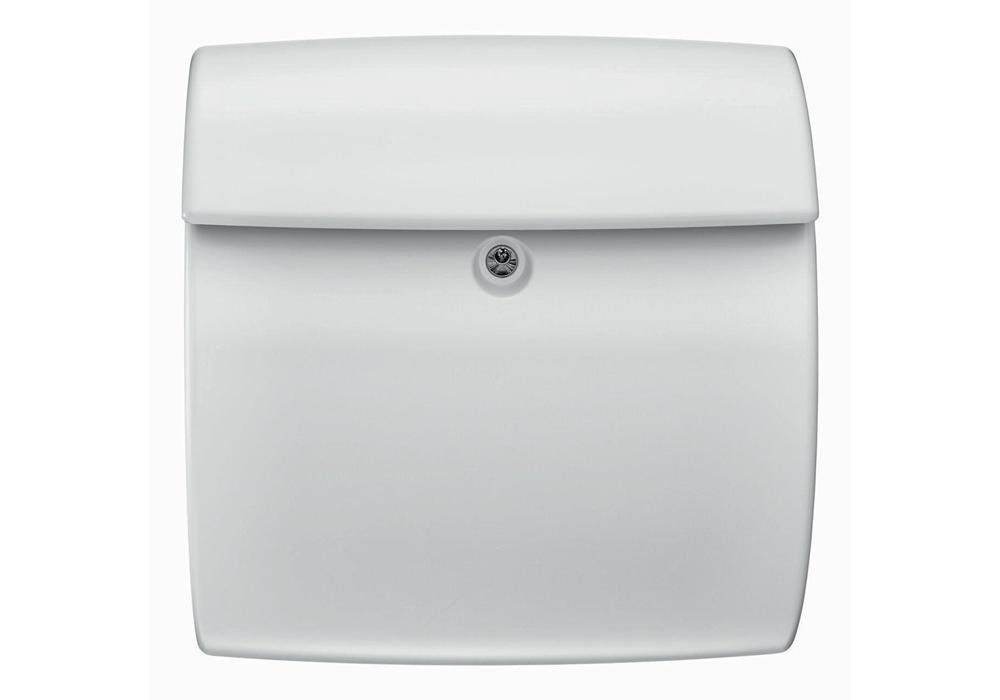 Burg Wächter Briefkasten Briefkasten Kiel 886 Einwurf DIN C4, integr.Zeitungsfach weiß DIN C4