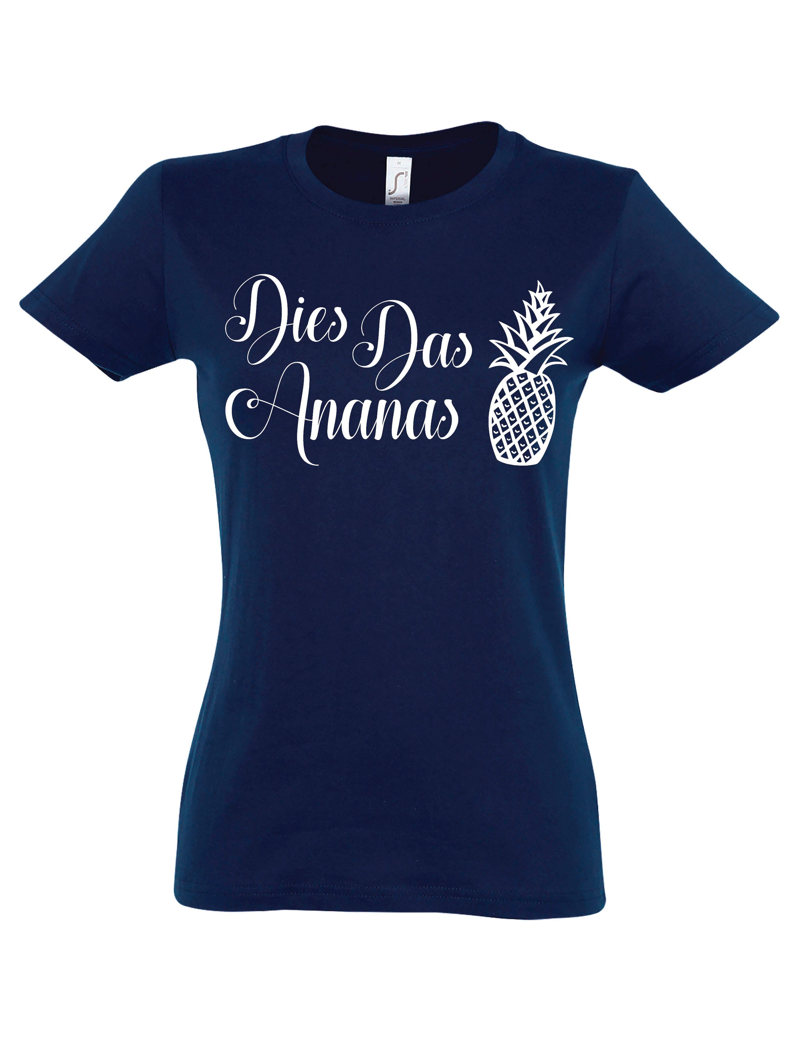 Youth Designz Print-Shirt "Dies Das Ananas" günstig online kaufen