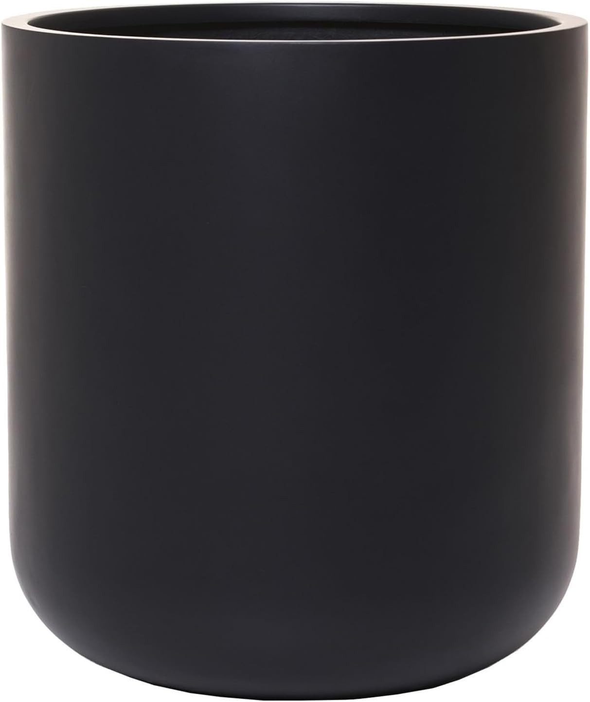 VIVANNO Blumentopf Fiberglas CHICO Rund - Anthrazit Matt (1 St), 45x45x50 c günstig online kaufen