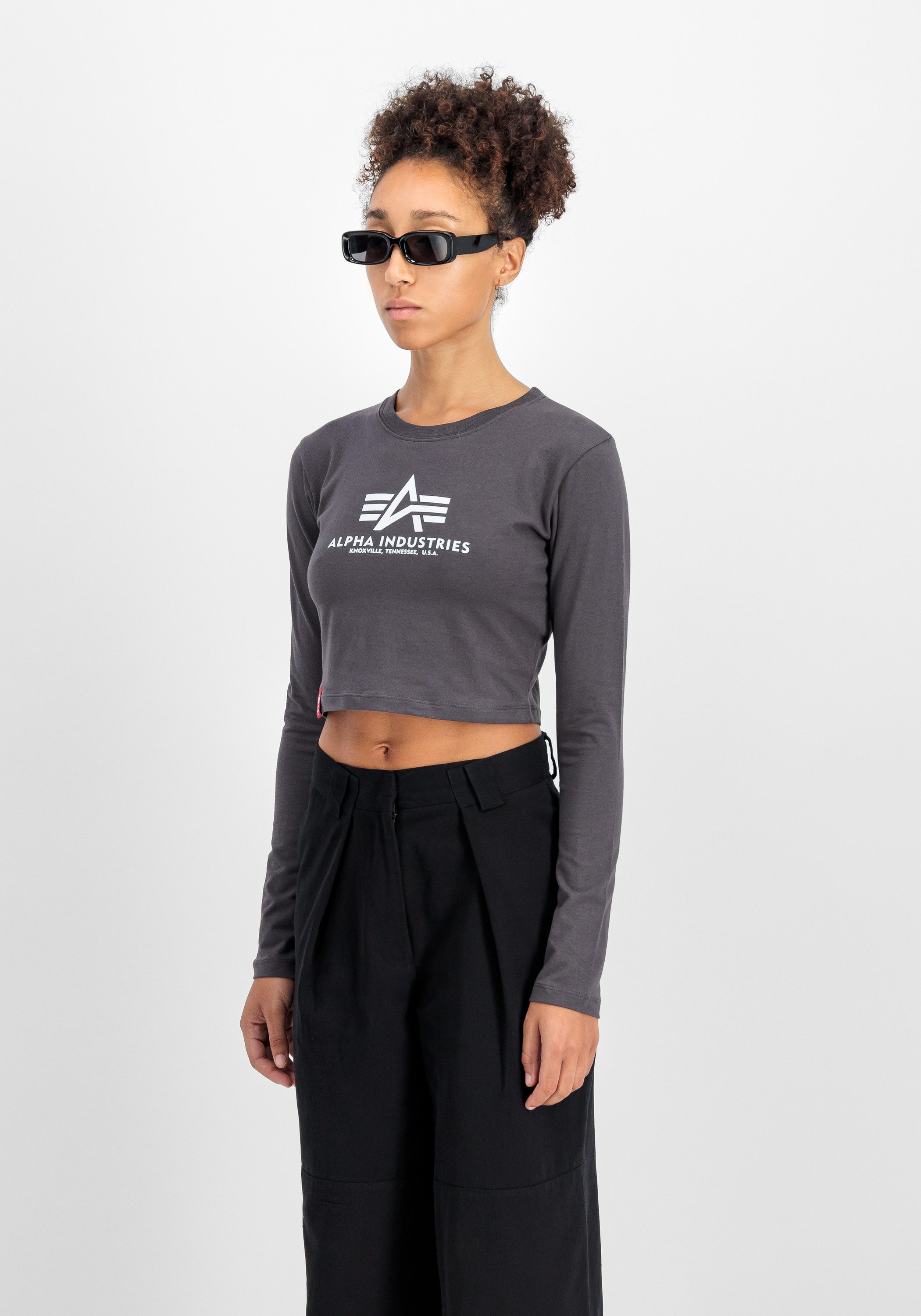 Alpha Industries Sweater Basic Cropped Longsleeve W