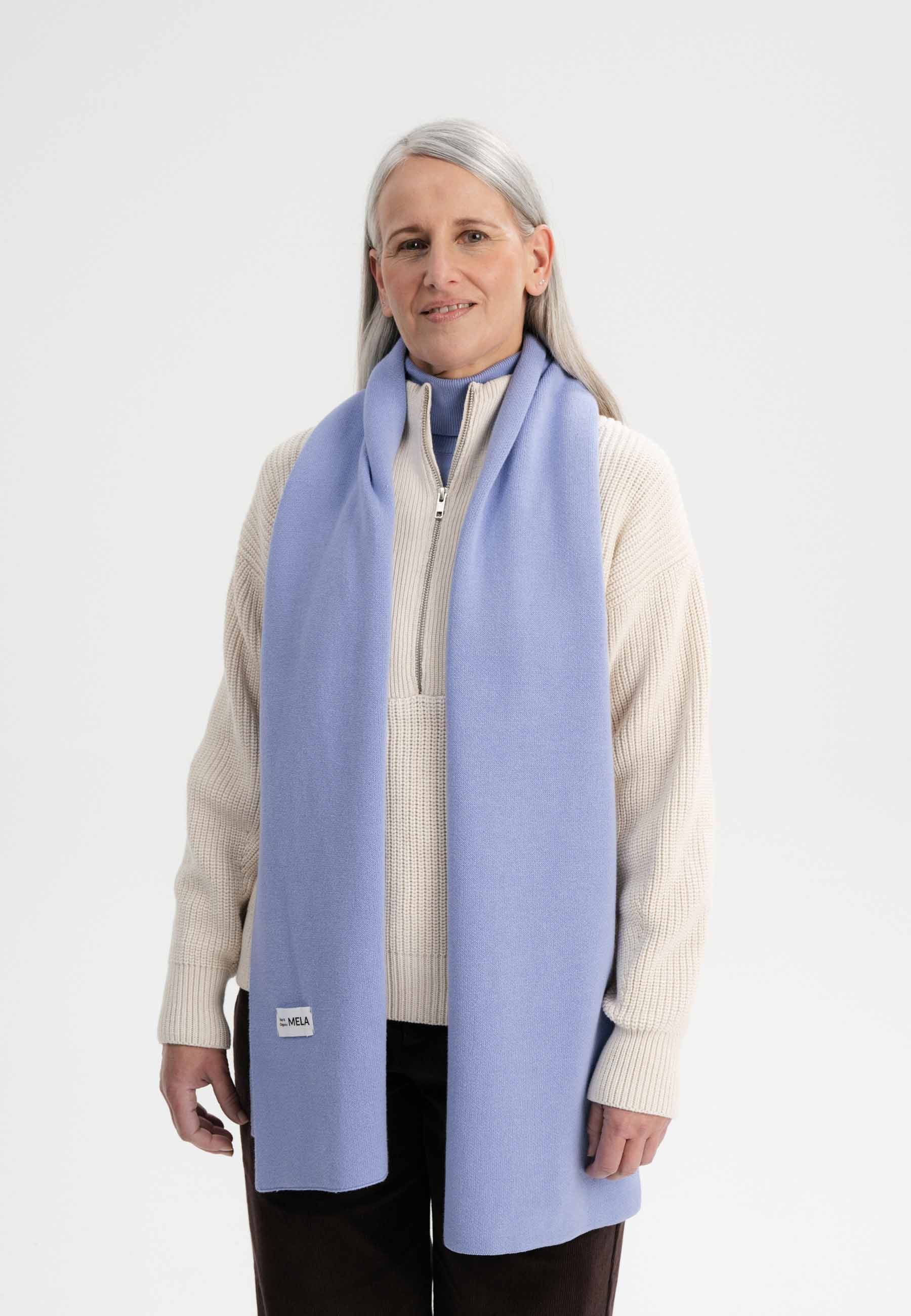 MELA Schal Unisex Jacquard Rippstrick Schal günstig online kaufen