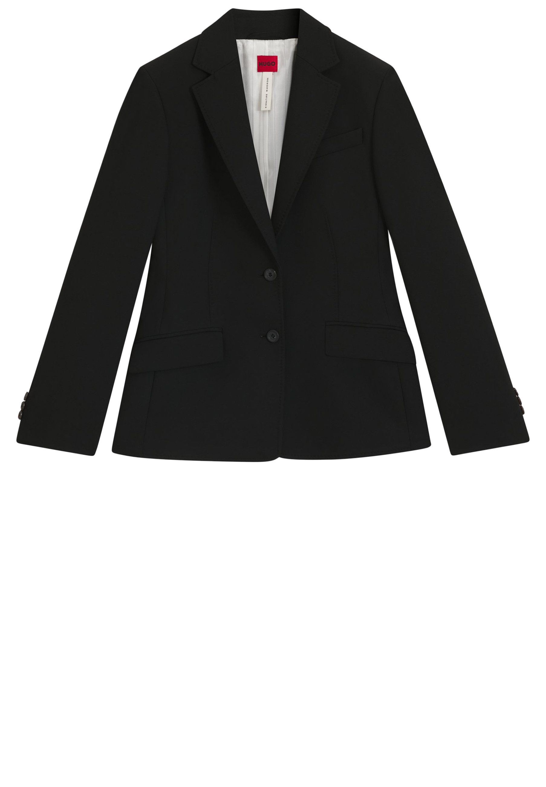 HUGO Jackenblazer Anelora aus Stretch-Twill (1-tlg)