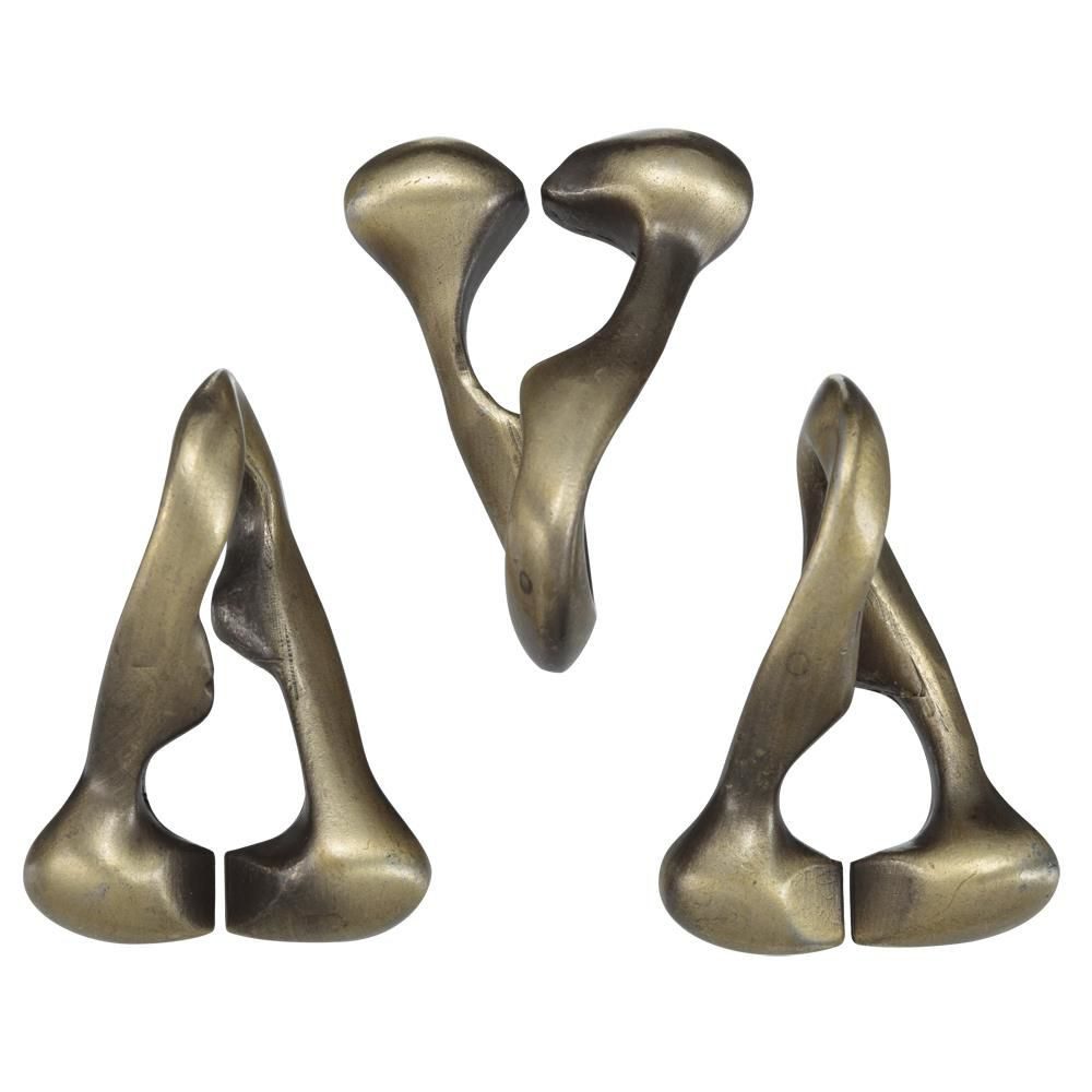 Bartl Spiel Huzzle Cast Trinity Metallpuzzle aus Gießzink, Level 6, Cast Trinity, Gießzink, Grand-Master-Level, handlich, komplexes Geduldsspiel