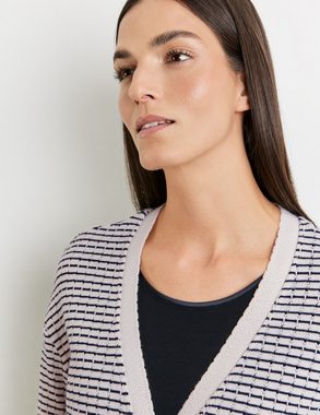 GERRY WEBER Cardigan Modische Strickjacke mit dekorativer Blende