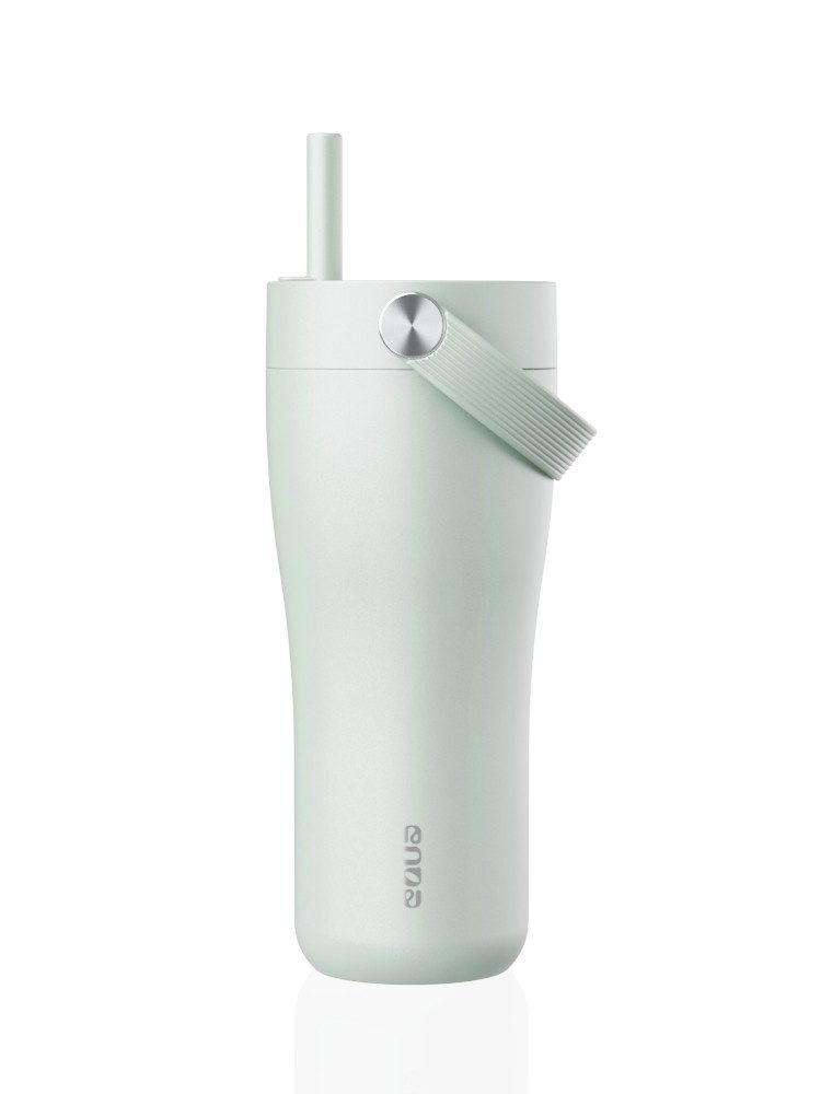 equa Thermobecher Carry Cup, Isolierbecher, 600 ml, 1-tlg., Edelstahl, Kunststoff, Stahl, auslaufsicherer Coffee-to-go-Becher