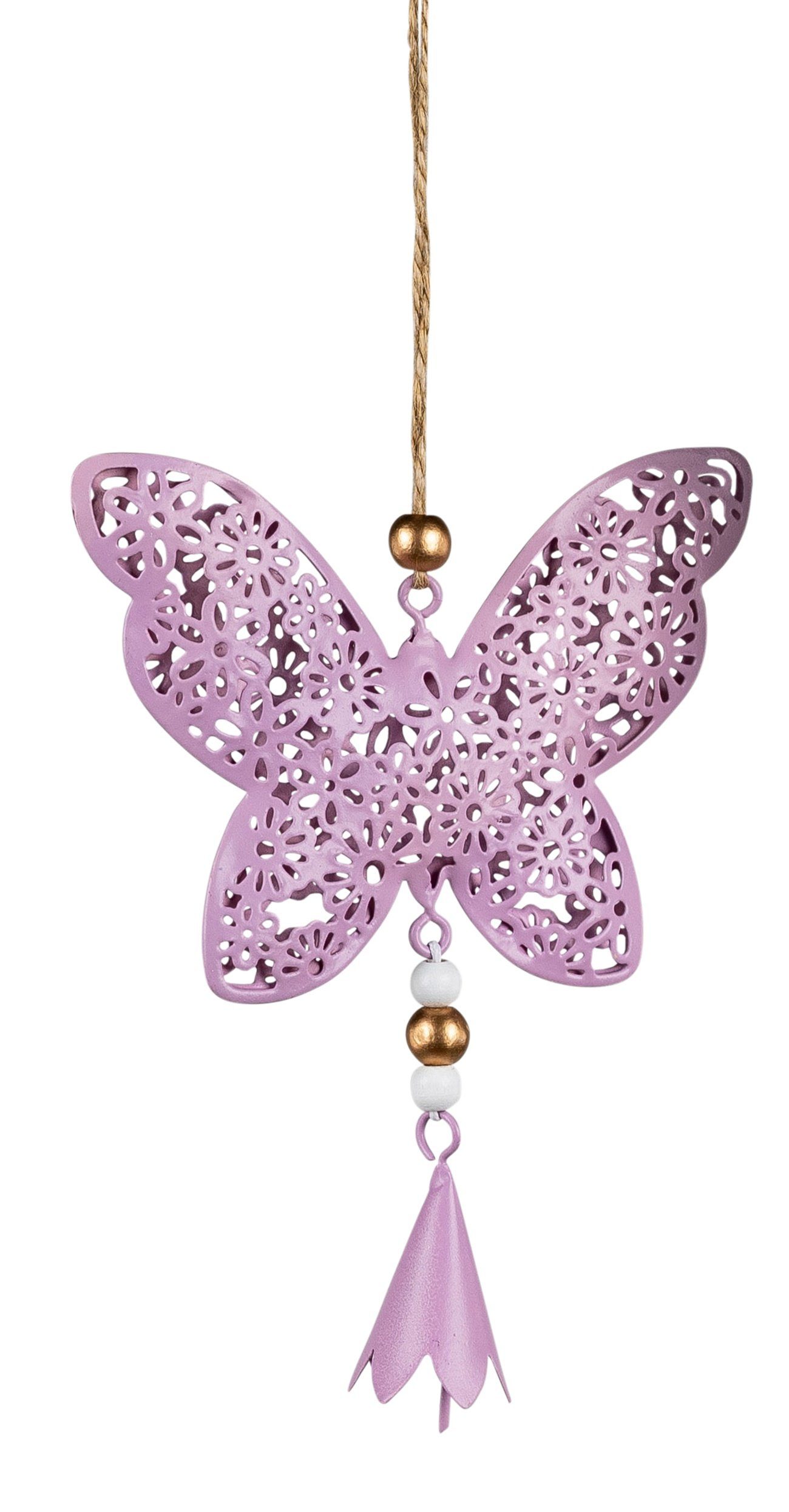 Fenster-Hänger-Schmetterling Hängedekoration violett lila 11x9cm dekojohnson