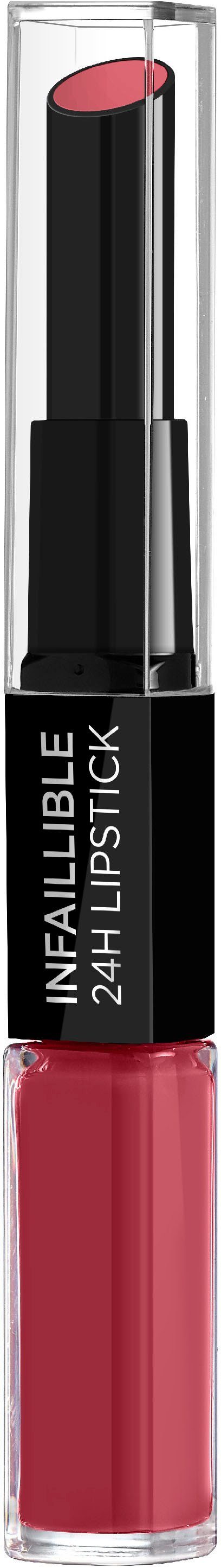 L'ORÉAL PARIS Lippenstift Infaillible 2-Step, mit natürlichen Inhaltstoffen