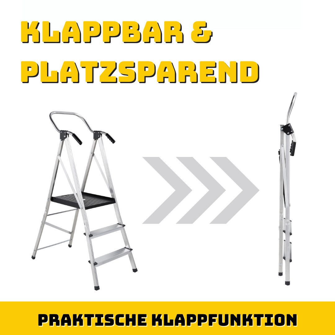 Medosan Vielzweckleiter Sicherheitsleiter mit Fallschutz, mit günstig online kaufen