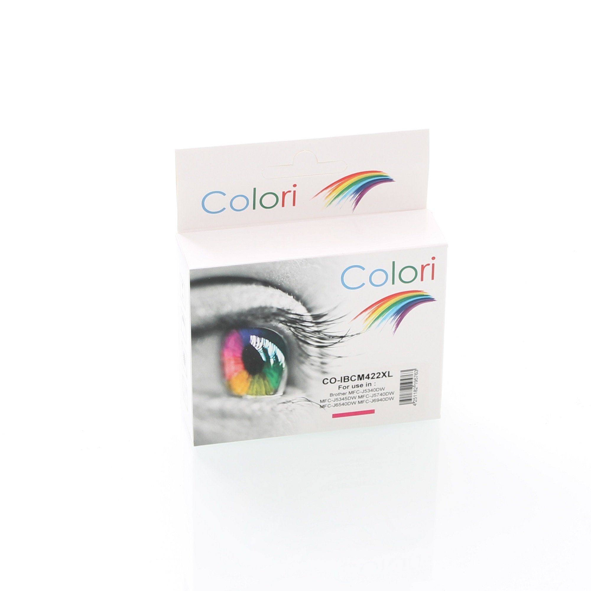 Colori Tintenpatrone (Kompatible Druckerpatrone für Brother LC422XLM Magenta, Colori)