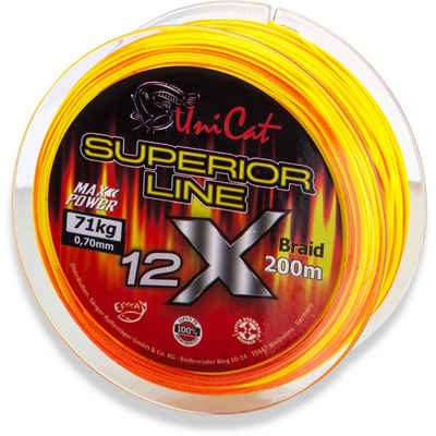 Uni Cat Angelschnur Uni Cat Superior Line 12x 200m 0,37mm 36kg / Wallerschnur