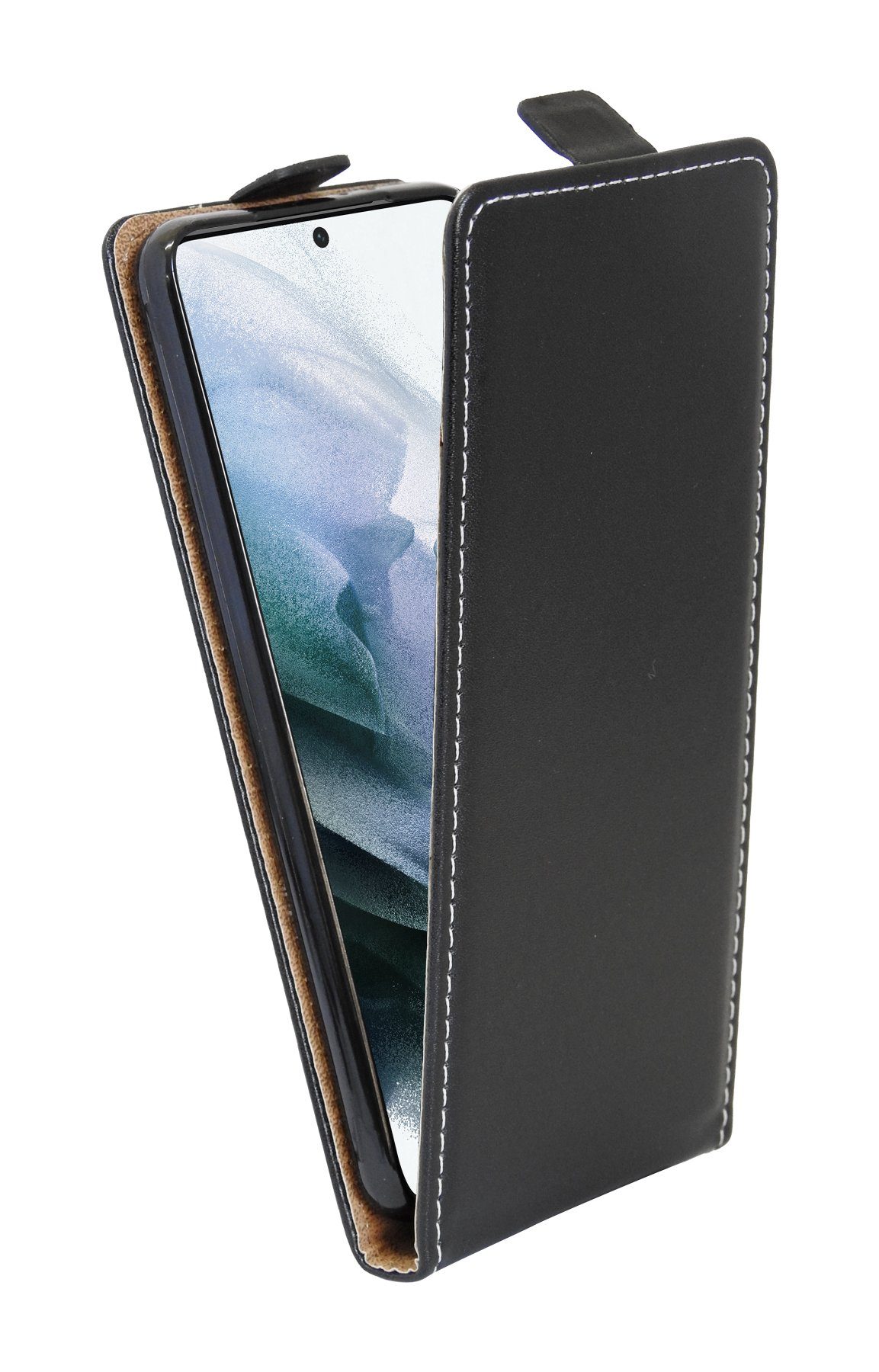 cofi1453 Flip Case für Samsung Galaxy S23 Ultra (S918B) vertikal aufklappbar Schutzhülle