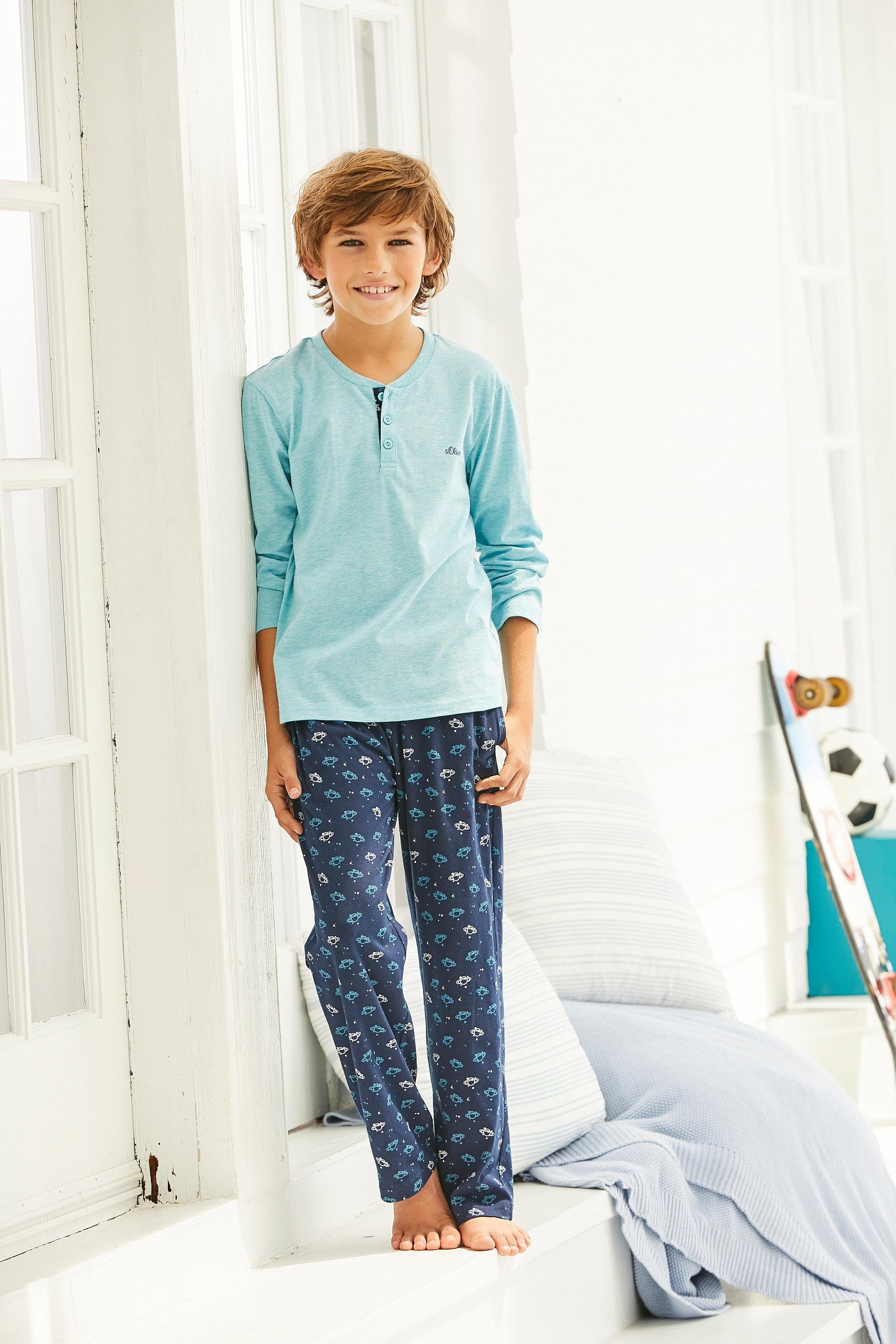 s.Oliver Bodywear Pyjama, mit Karo Hose s.Oliver Bodywear Pyjama, mit Karo Hose