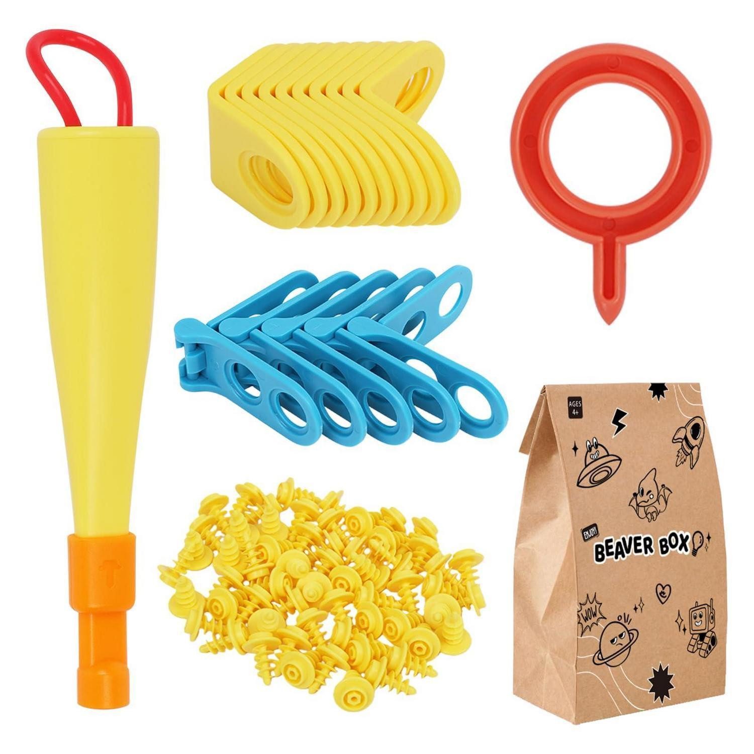 LuxusKollektion Kreativset Baukasten mit Werkzeugen 77tlg. Kinder