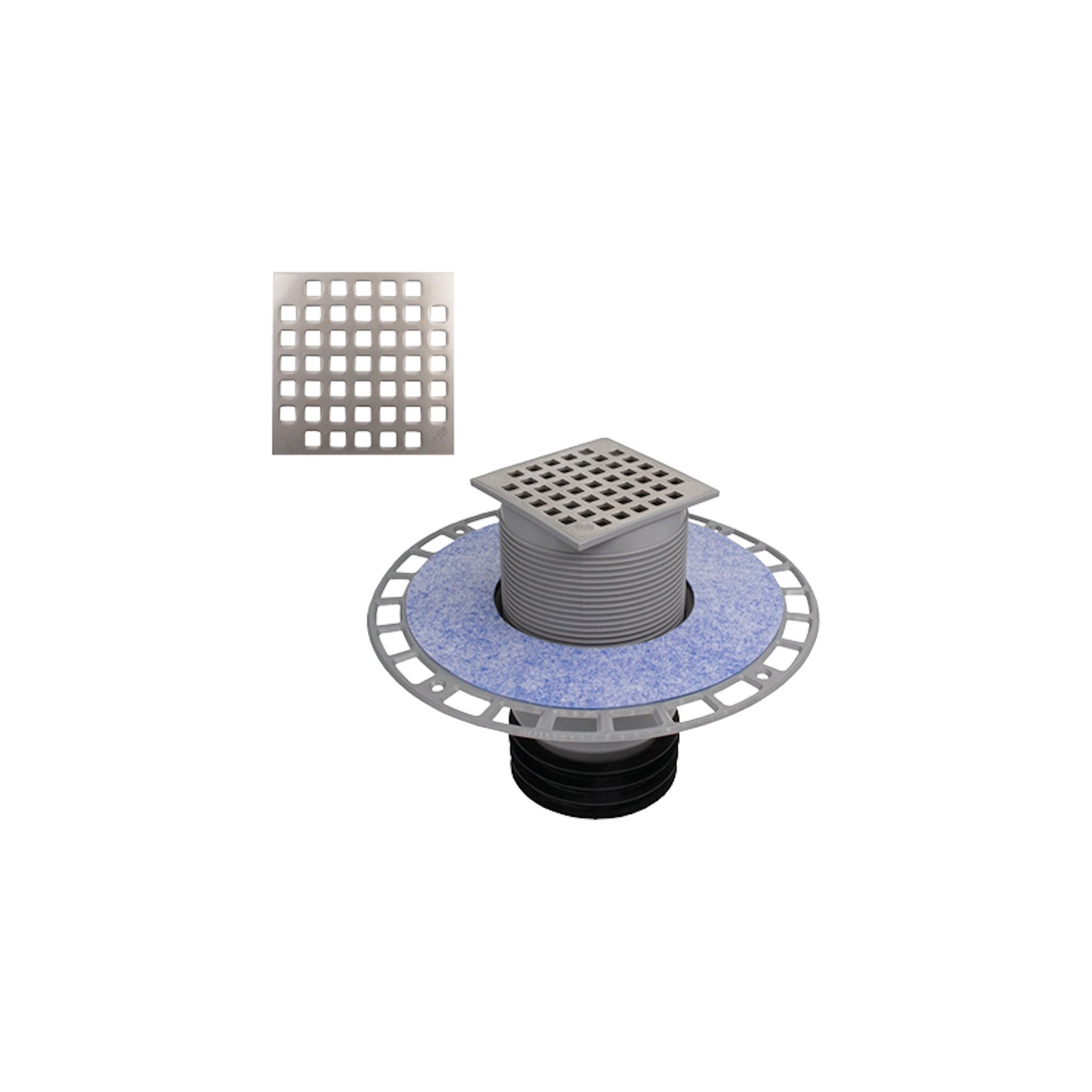 Airfit GmbH & Co. KG Siphon Profi-Plus Bodenablauf (Ablaufrost aufliegend)
