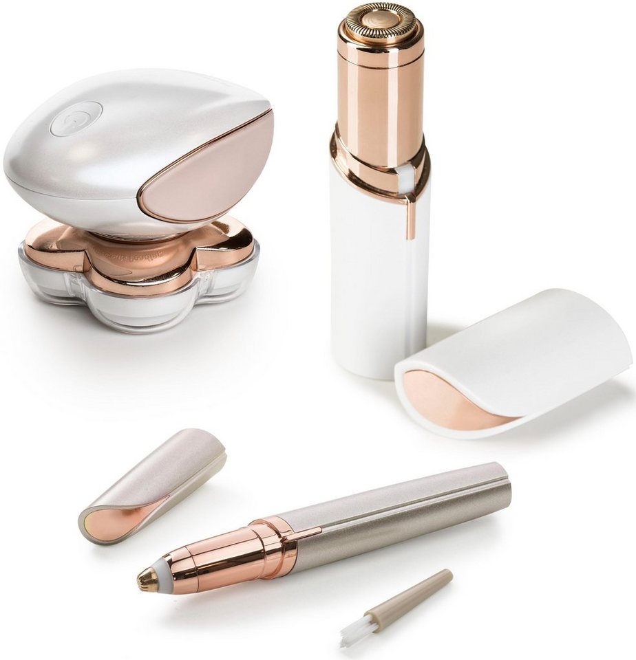 Genius Haarentferner-Set Flawless, entfernt unterwünschte Haare in Sekunden Genius Haarentferner-Set Flawless, entfernt unterwünschte Haare in Sekunden