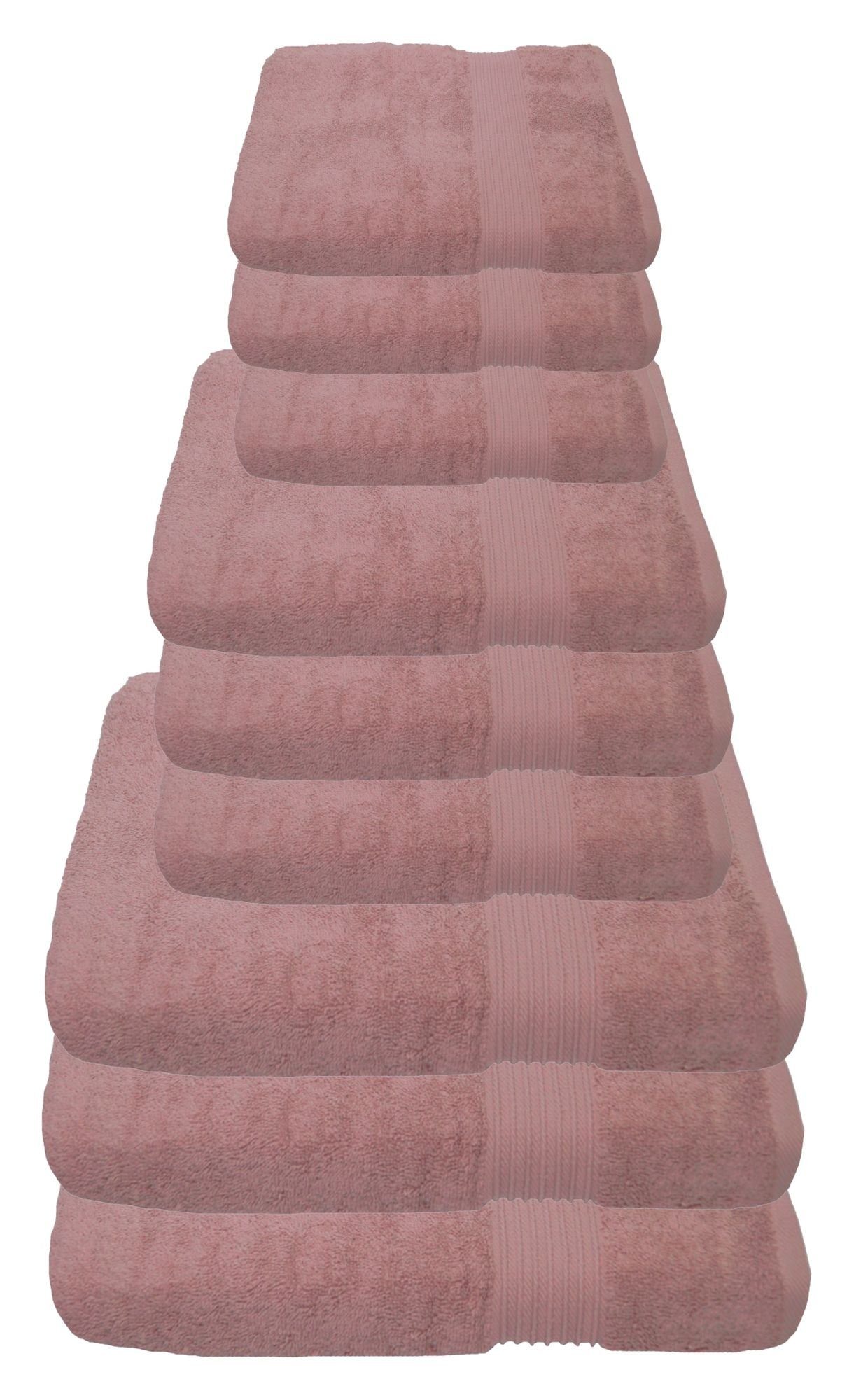 Julie Julsen Handtücher 9-Handtücher-Pastell Rosa, Baumwolle günstig online kaufen