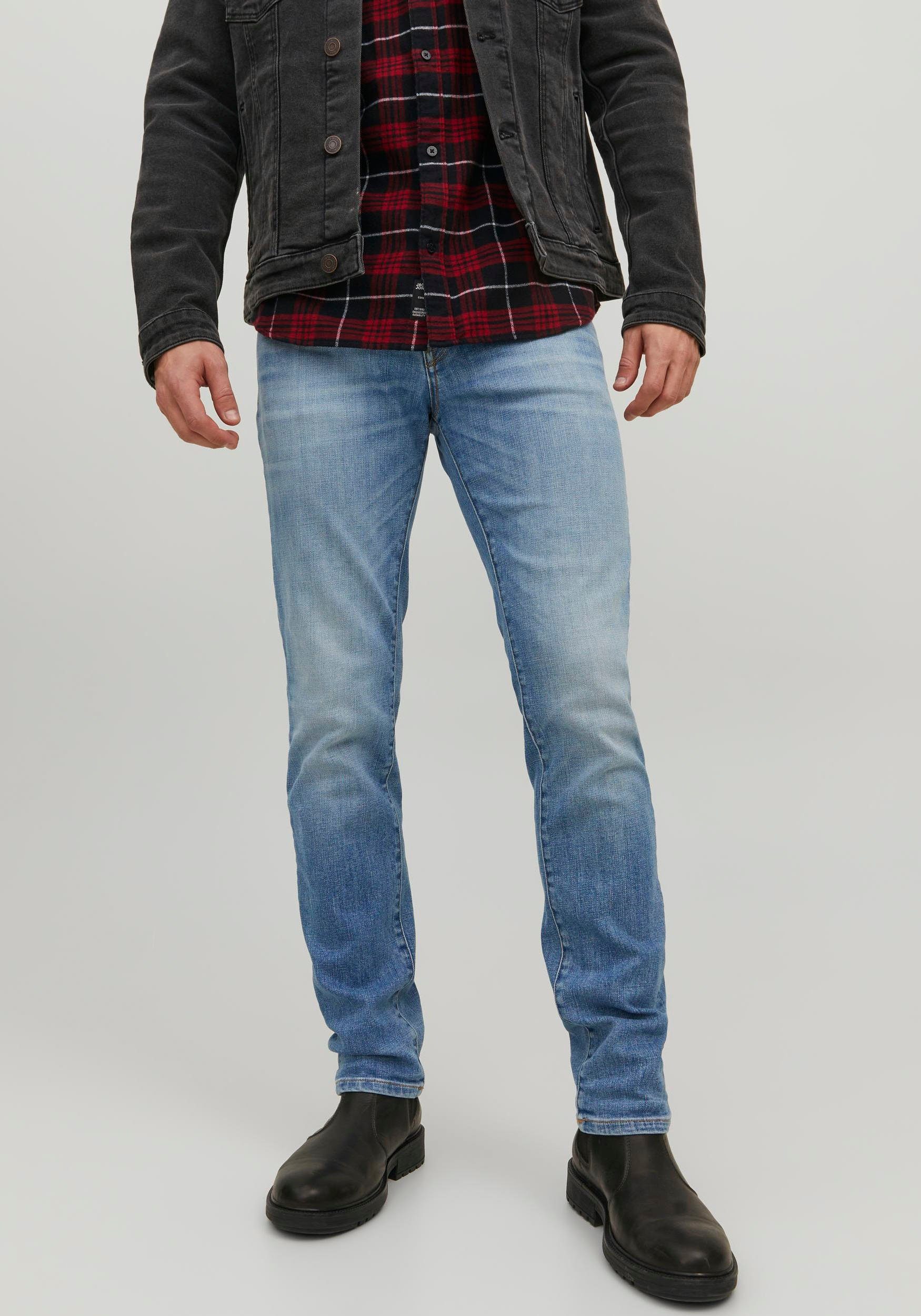 Jack & Jones Slim-fit-Jeans JJITIM JJDAVIS günstig online kaufen