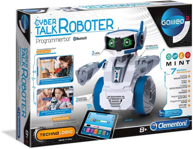 Image of Clementoni® Modellbausatz »Galileo - Cyber Talk Roboter«, Made in Europe