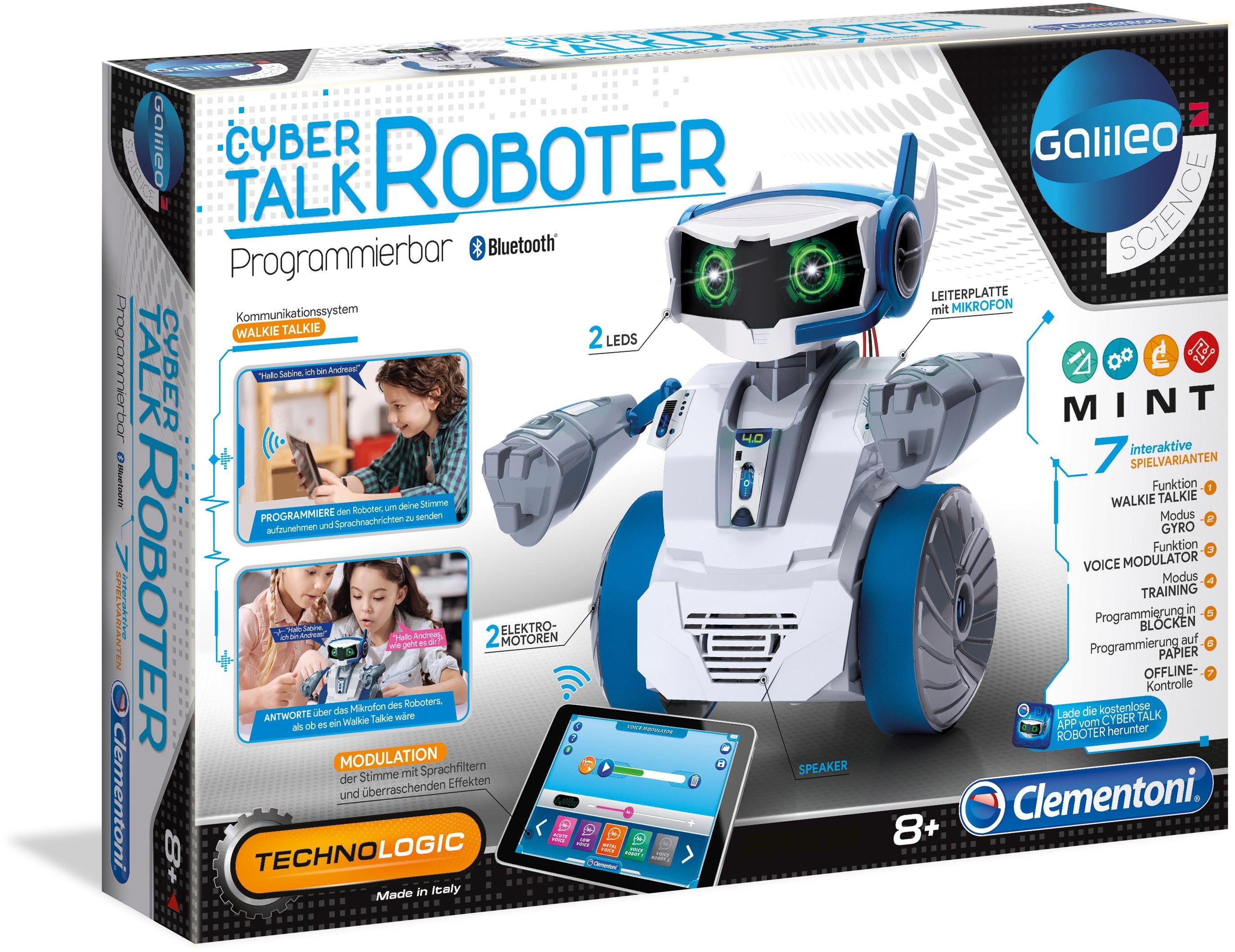 Clementoni® Modellbausatz »Galileo Cyber Talk Roboter«, Made in Europe  online kaufen | OTTO
