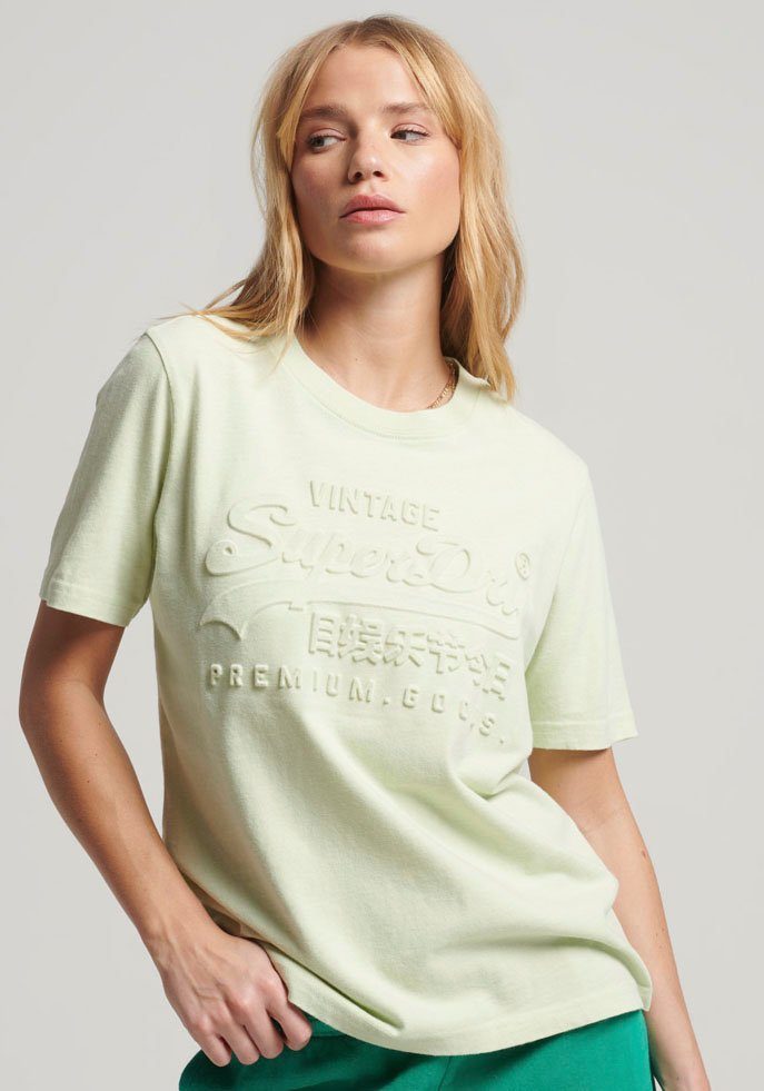 Superdry Rundhalsshirt EMBOSSED VL T SHIRT