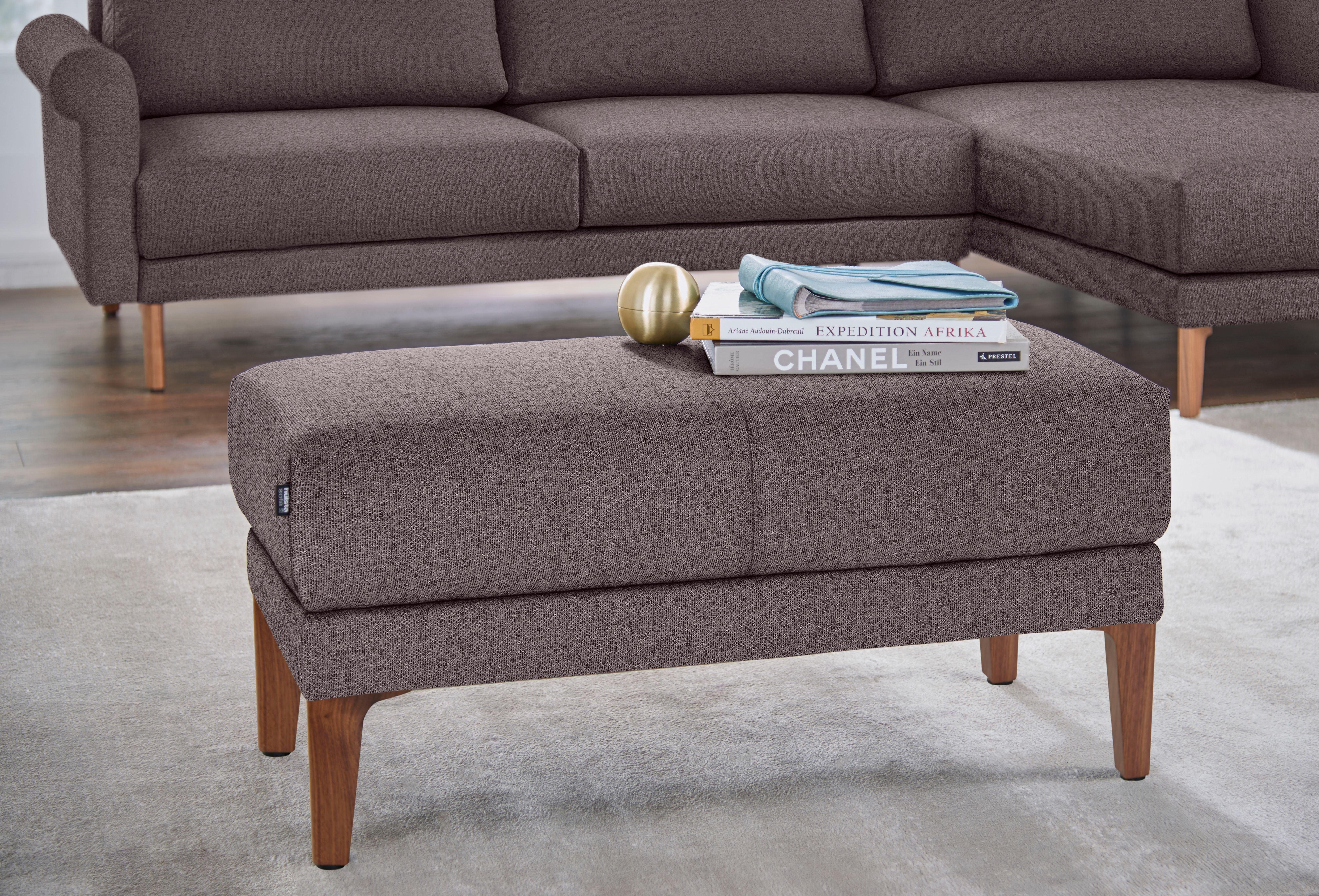 Creation BY ROLF BENZ Hockerbank CR.450, Sitzbank, Füße aus Massivholz