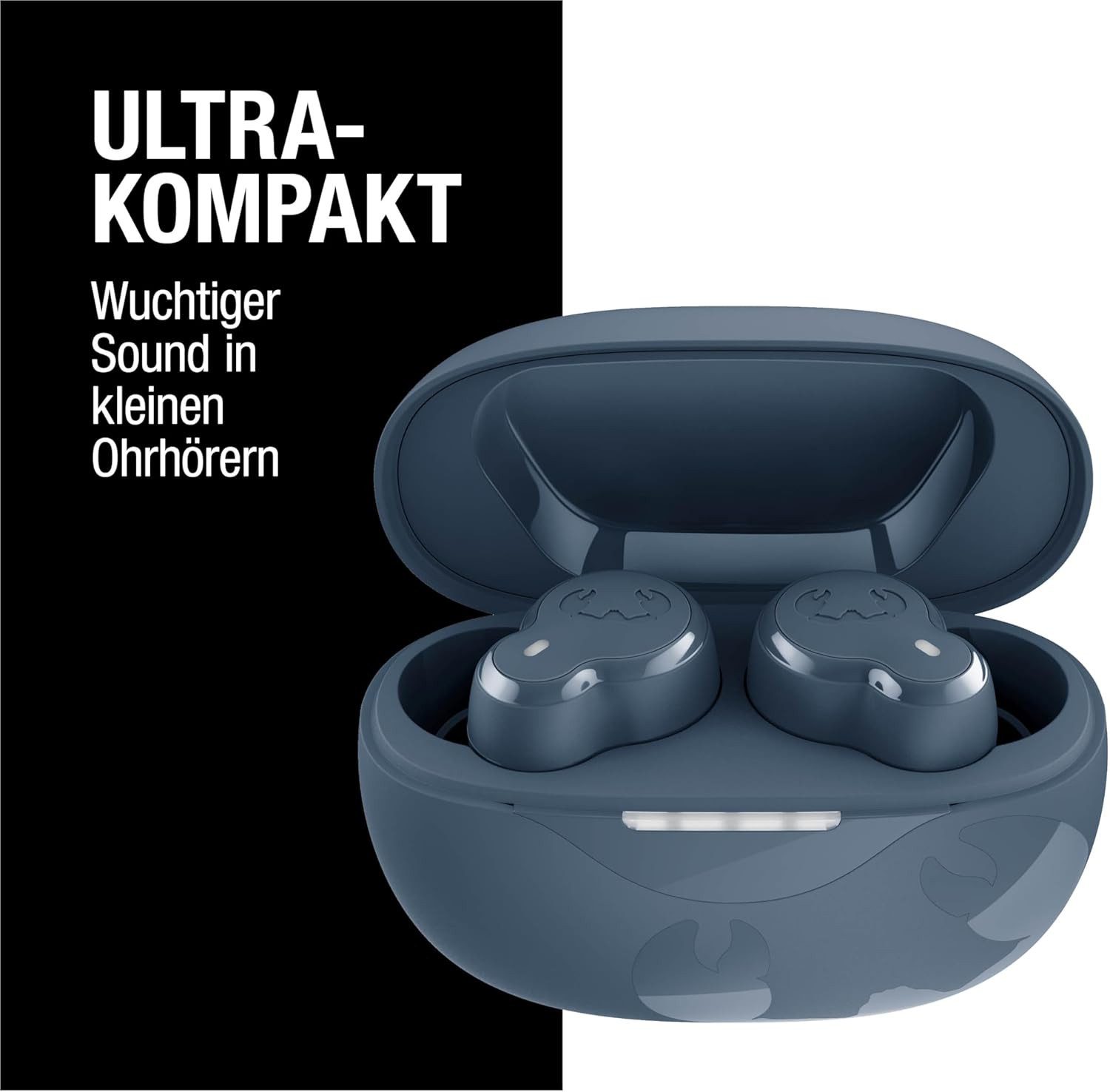 Fresh 'n Rebel True Wireless Kopfhörer mit 30h Laufzeit & klaren Anrufen In-Ear-Kopfhörer (Diese True Wireless Kopfhörer bieten kraftvollen Sound, stabile Verbindung und hohen Komfort für den ganzen Tag., Kompakte Stereo Headphones mit Ladecase, stabiler Verbindung & Komfort)