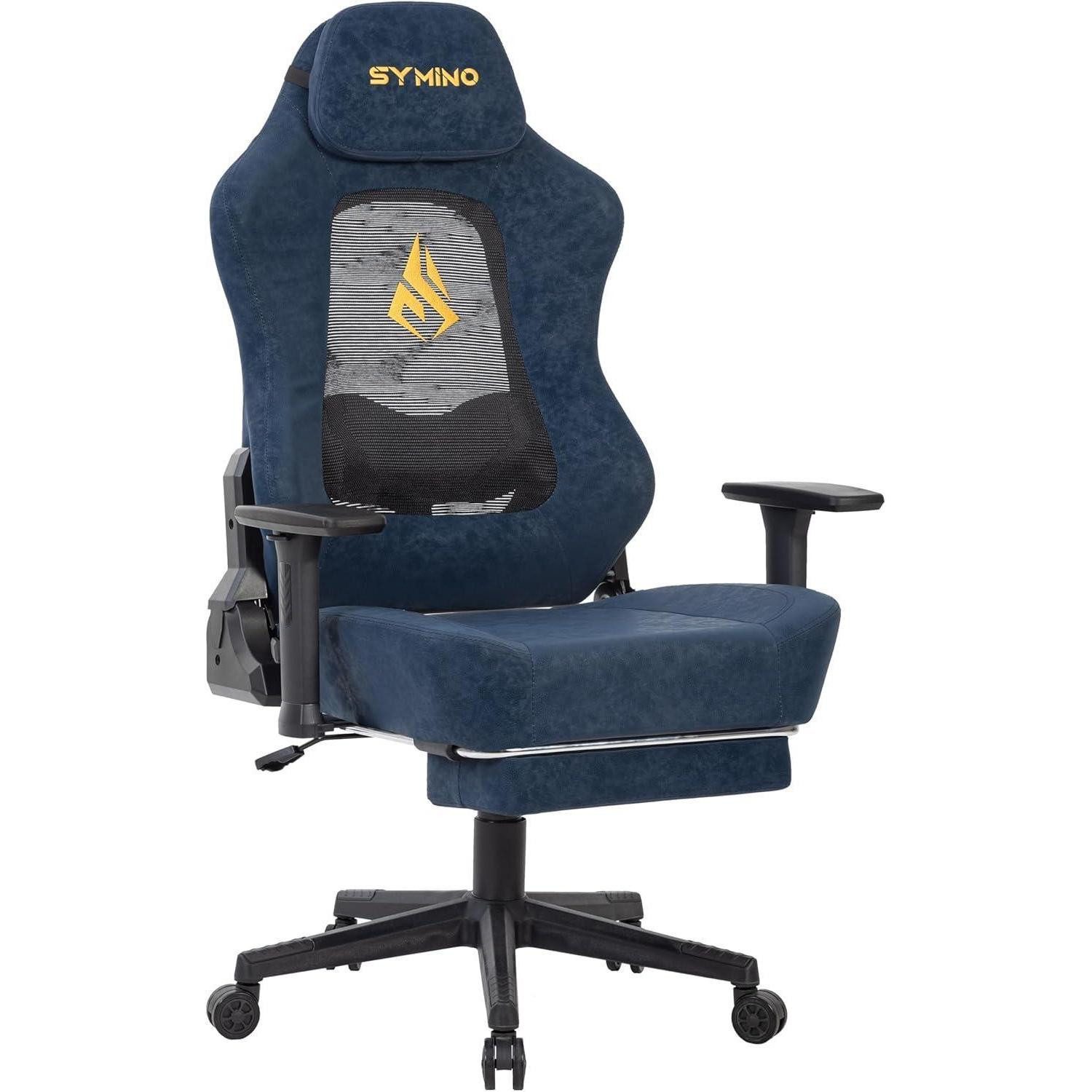 LuxusKollektion Gaming-Stuhl Symino Gaming Stuhl Racing Gamer Sessel mit Lendenwirbelstütze