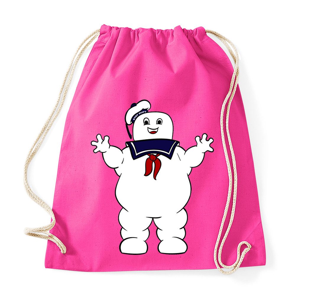 Turnbeutel Marshmallow man Turnbeutel Geisterheld Comic Print Freizeit Tasche