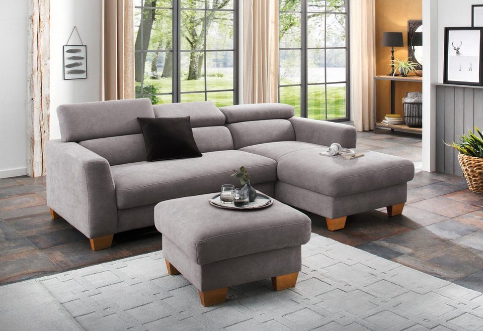 Sit More Ecksofa Mit Federkern Wahlweise Mit Bettfunktion Und Stauraum Online Kaufen Otto