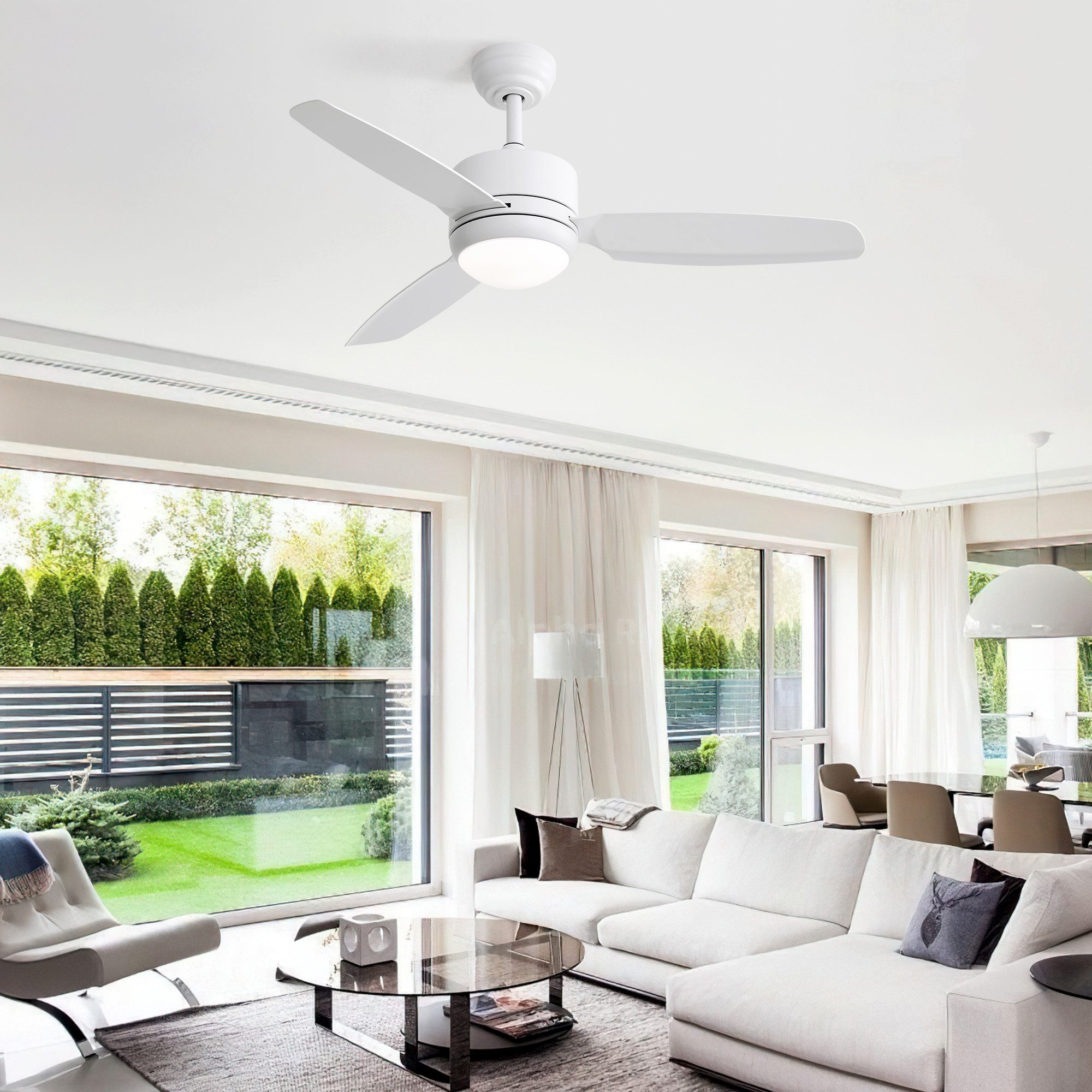 BlingBin Deckenventilator 117cm Deckenventilatoren mit Licht günstig online kaufen