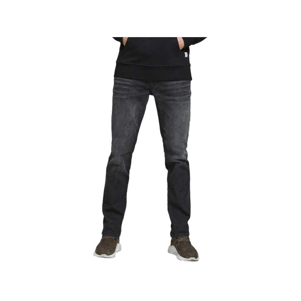 Jack & Jones Straight-Jeans grau (1-tlg)